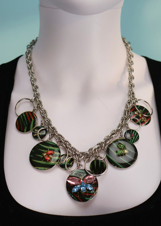 Missoni Fall 2004 Jewelled Bug Necklace