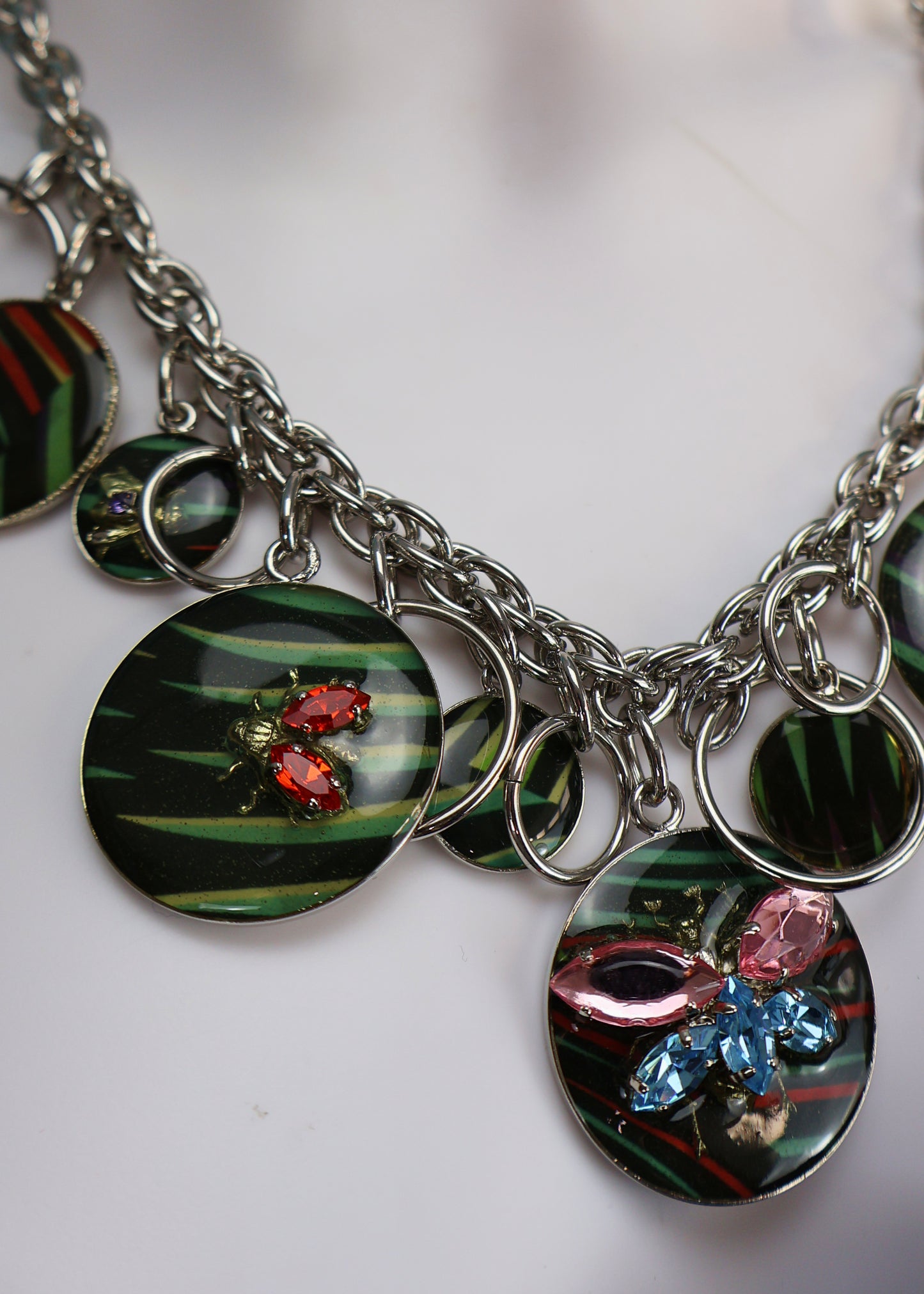Missoni Fall 2004 Jewelled Bug Necklace