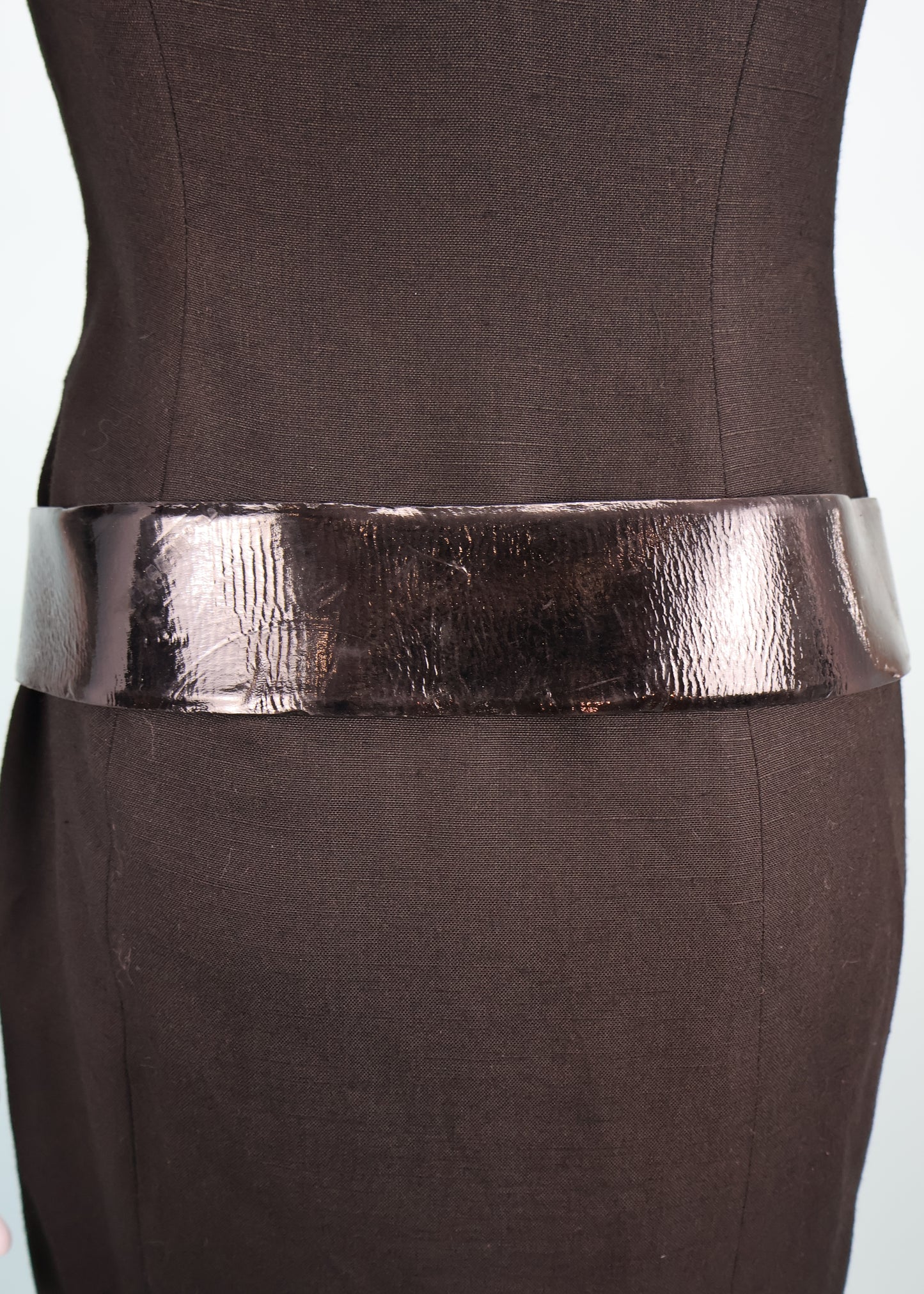 Roberto Cavalli Crystal Embellished Buckle Black Leather Belt