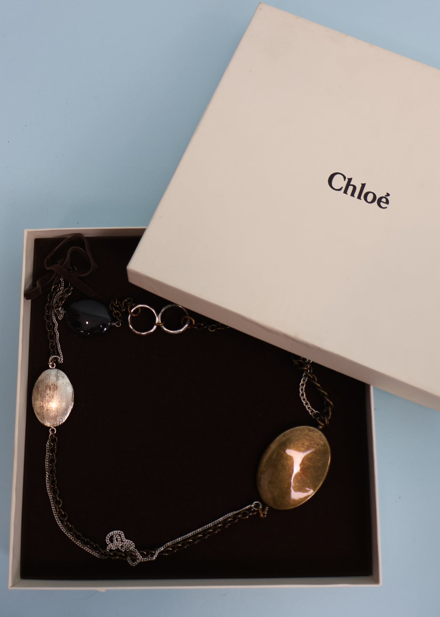 Chloé Fall 2006 Locket Pendant Multichain Necklace