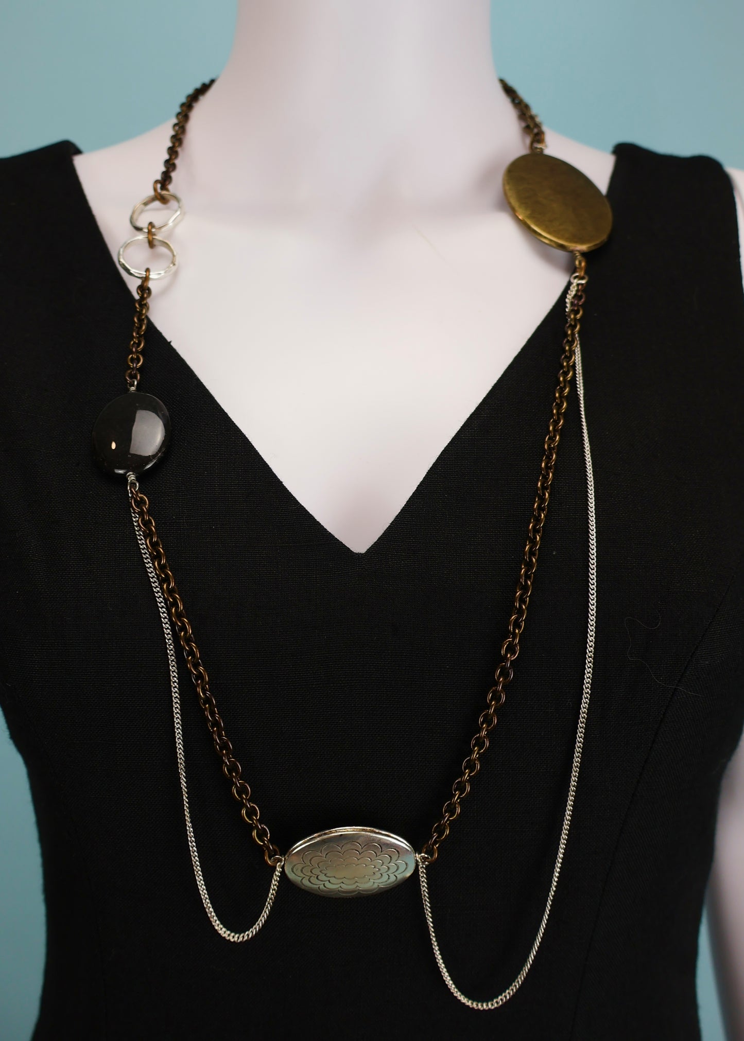Chloé Fall 2006 Locket Pendant Multichain Necklace