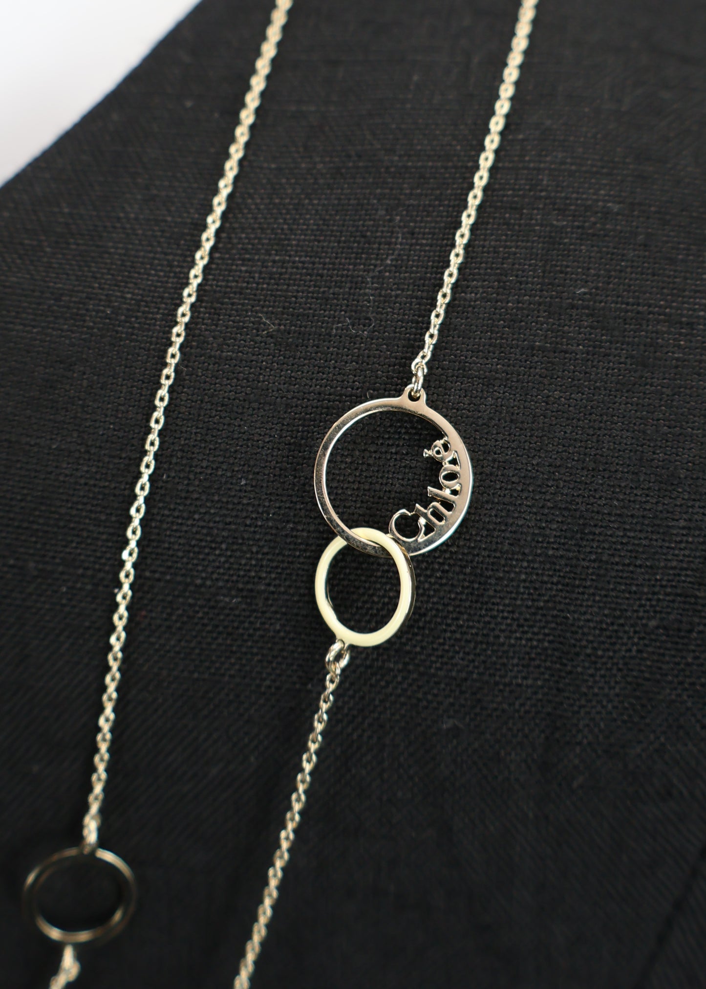 Chloé Spring 2011 Double Chain Rings Necklace