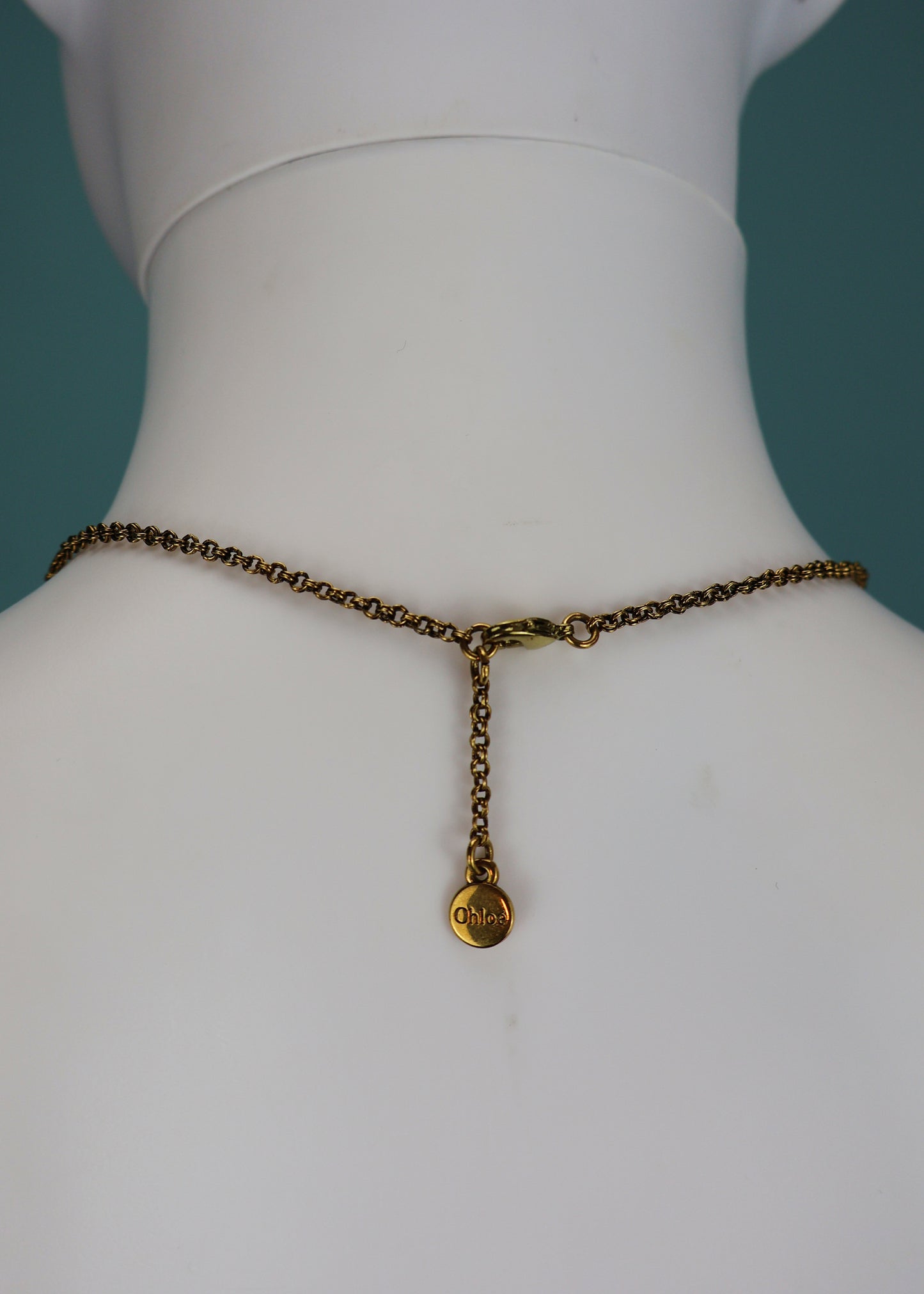 Chloé Gold Coin Pendant Necklace