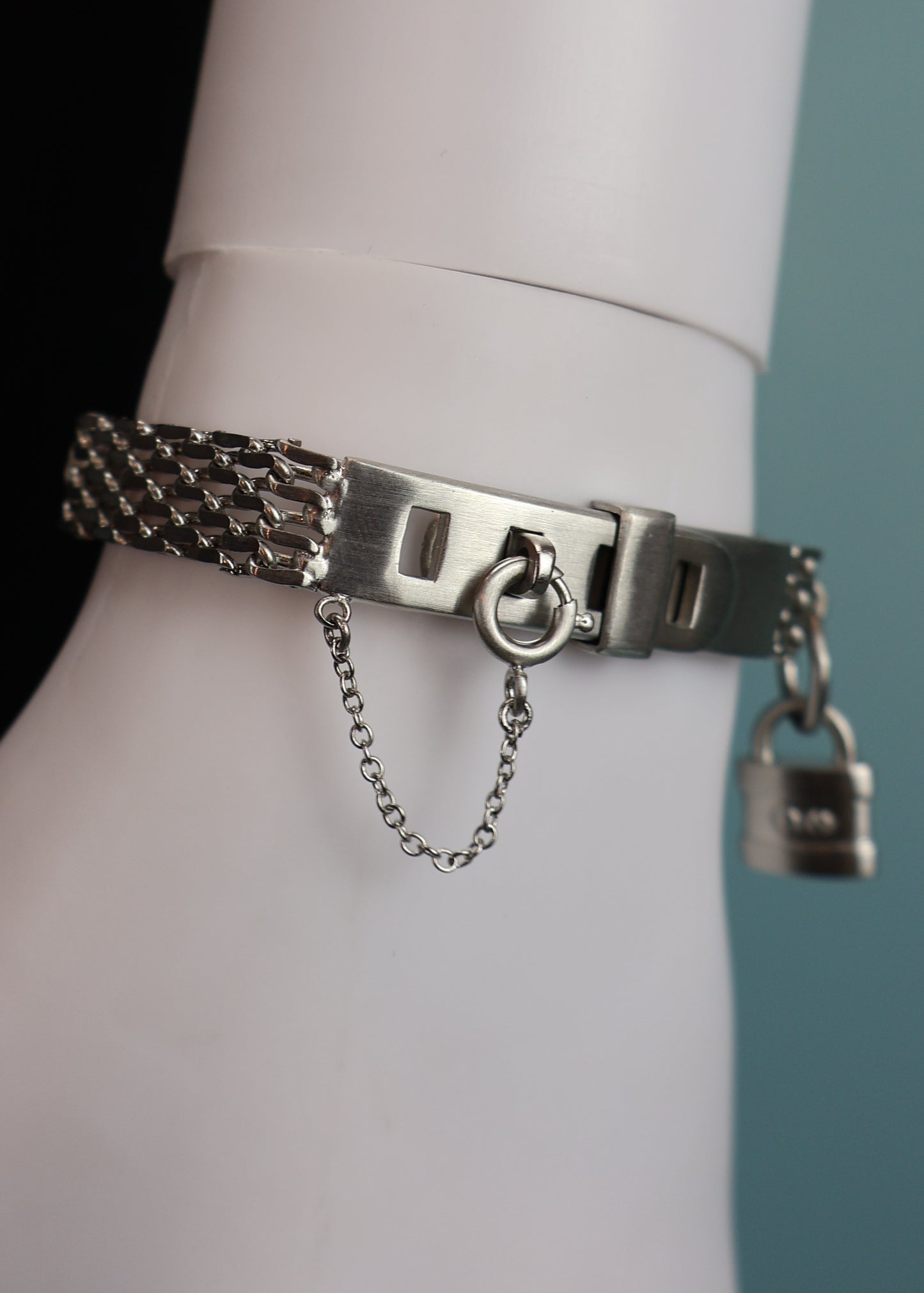 Chloé Spring 2007 Silver Chain Paddington Padlock Bracelet
