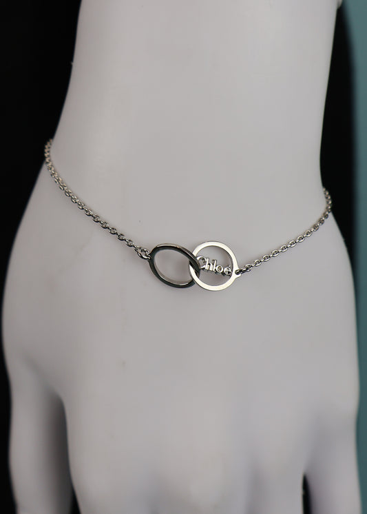 Chloé Fall 2010 Silver Linked Rings Bracelet