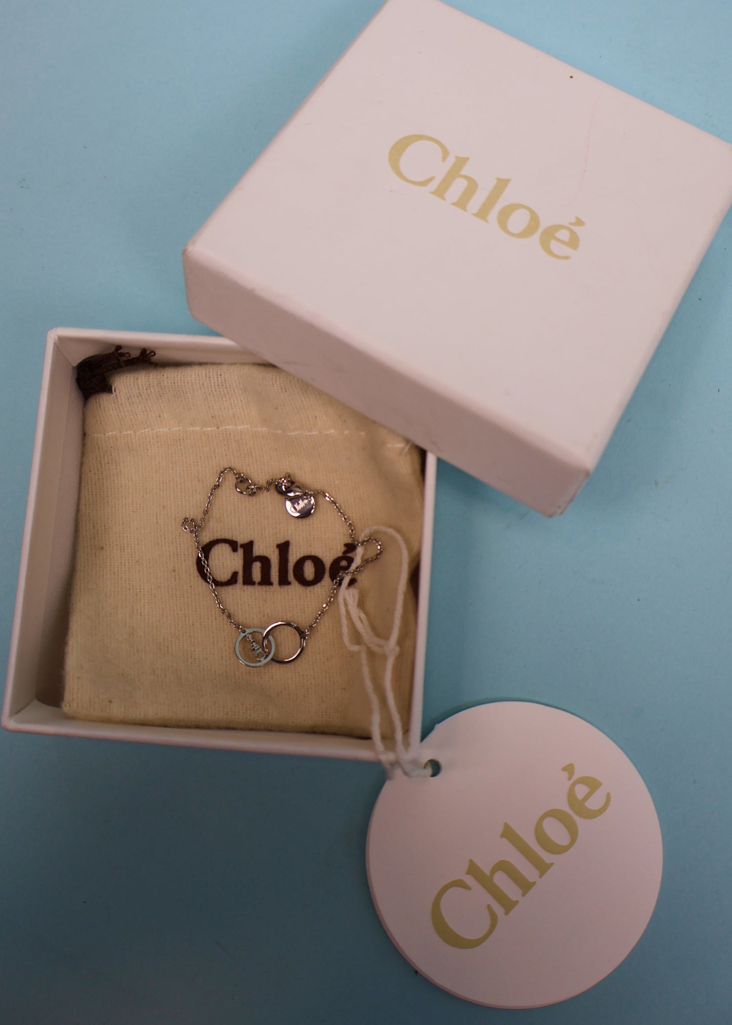 Chloé Fall 2010 Silver Linked Rings Bracelet
