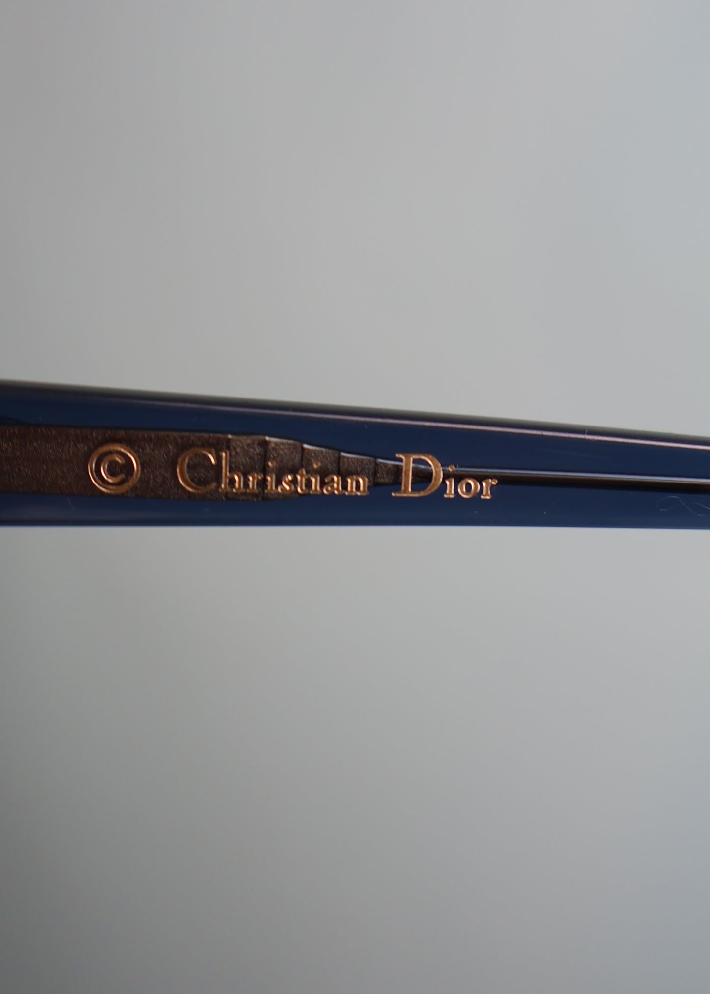 Dior Blue Oversized Sunglasses