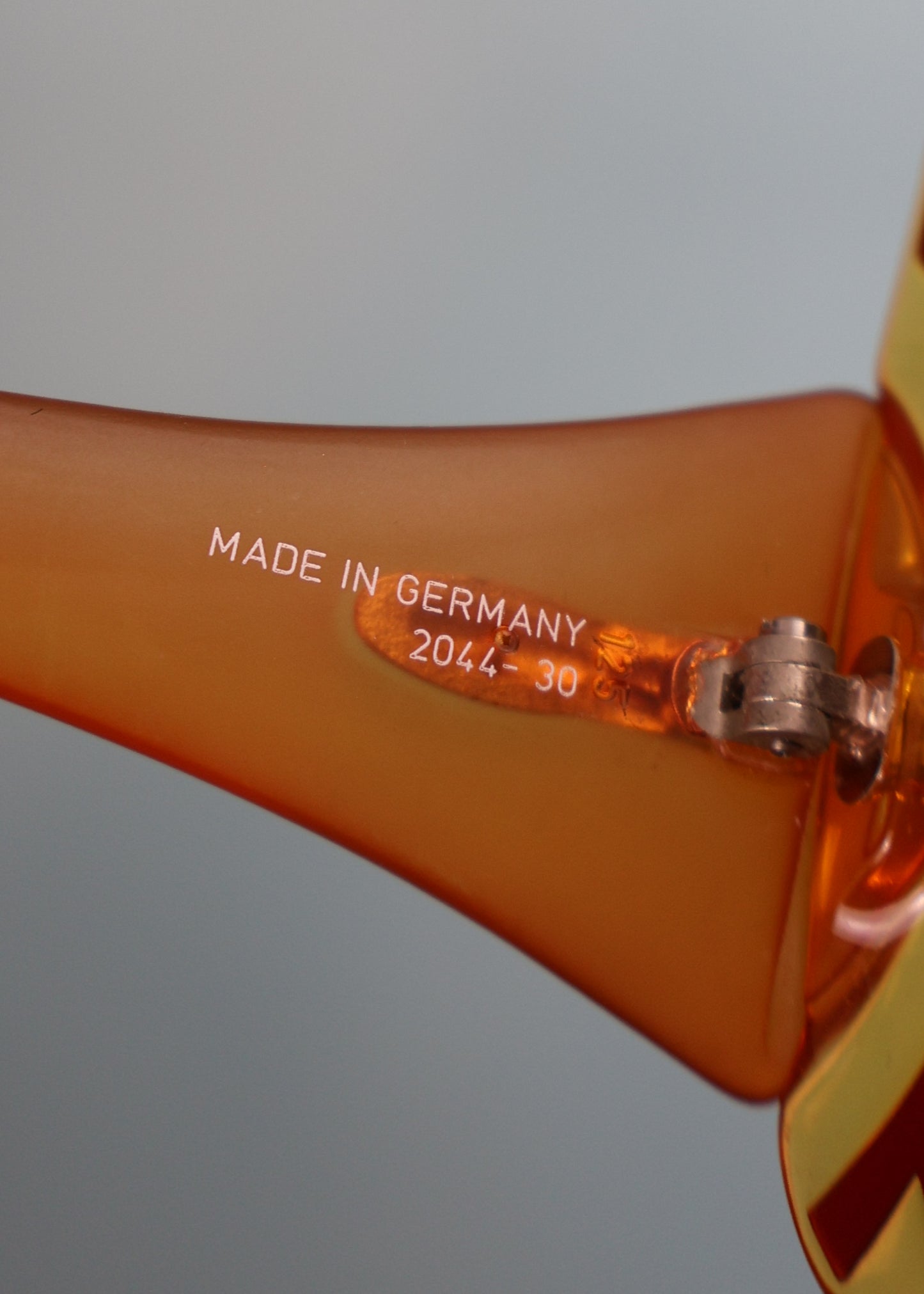 Dior 1970’s Orange Oversized Sunglasses