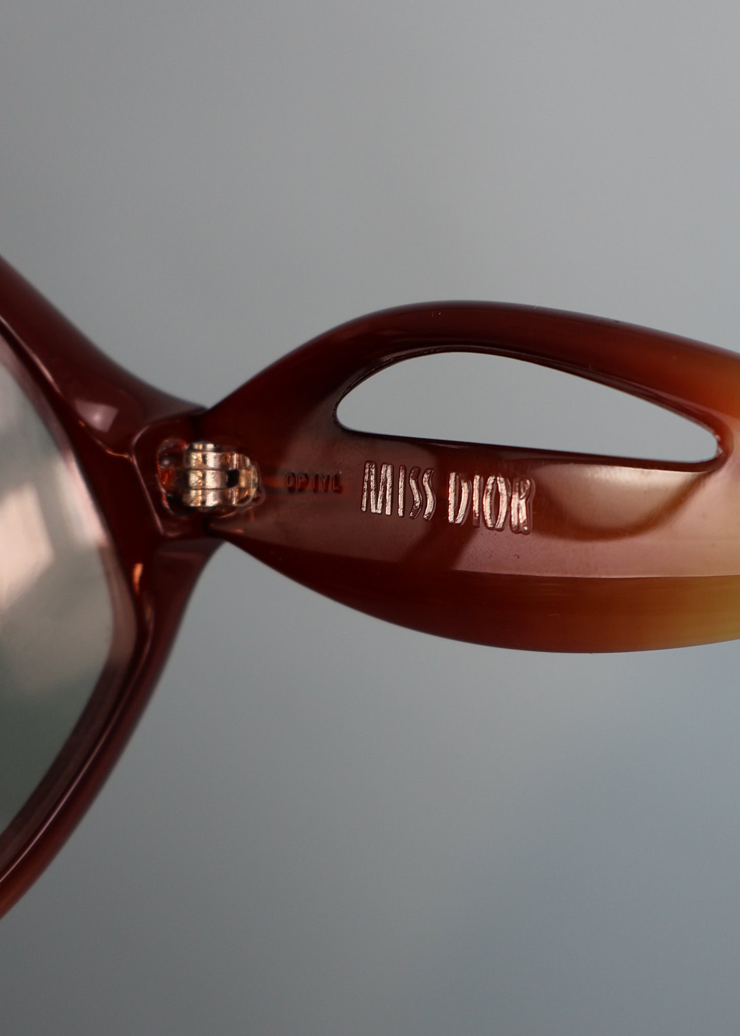 Miss Dior 1970’s Orange Ombre Oversized Sunglasses