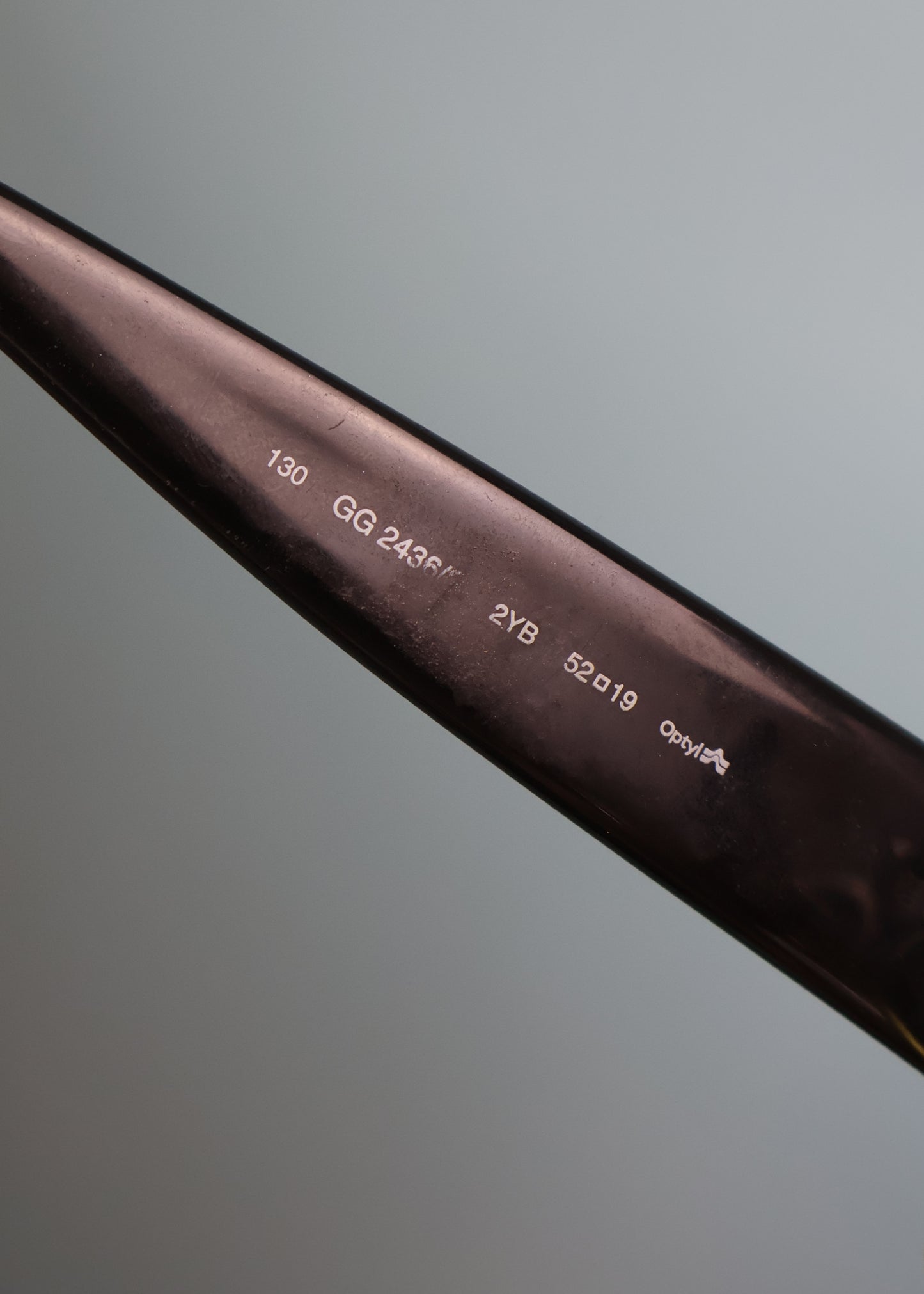 Gucci 1990s Metallic Green Sunglasses