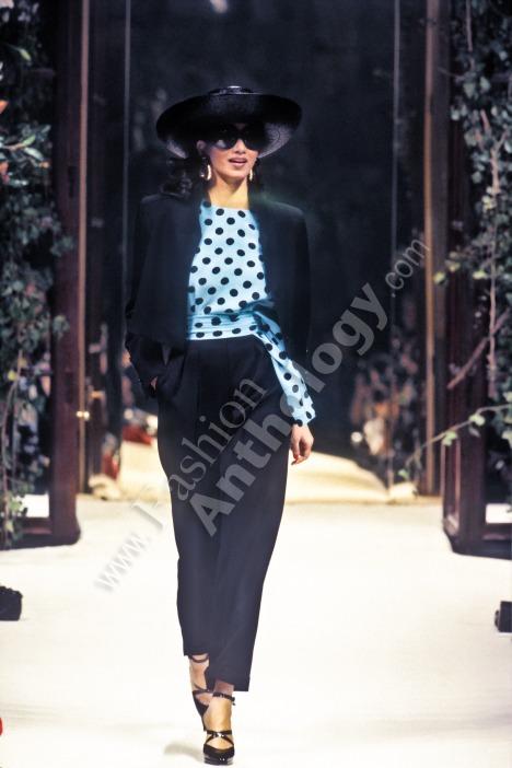 Givenchy Spring 1993 Amethyst Purple Straw Hat & Pin