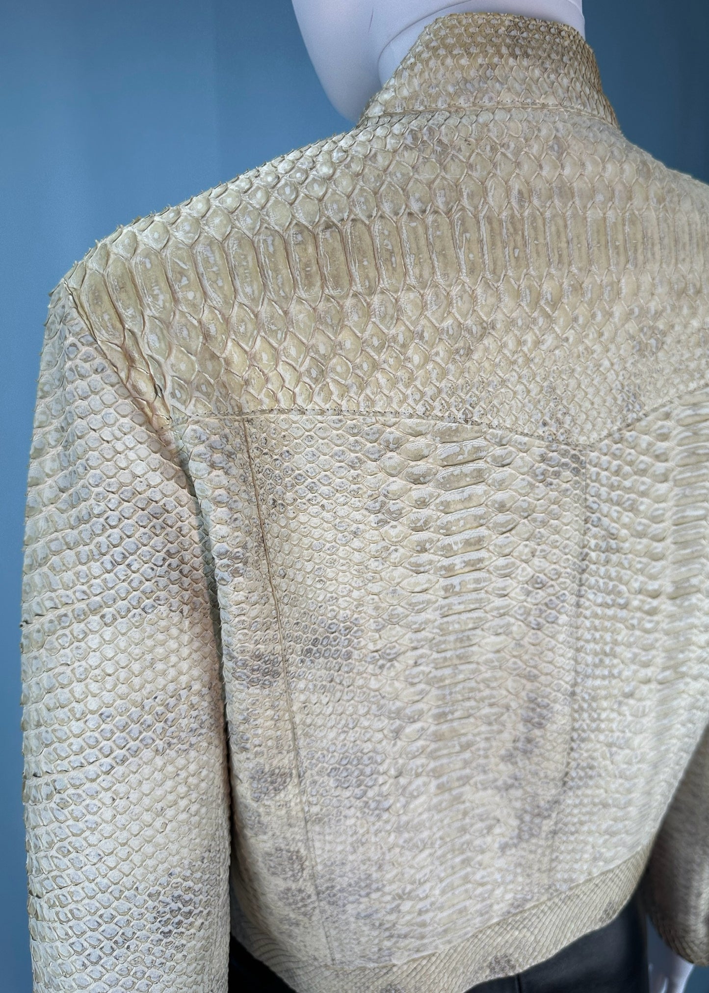 Dior Spring 2007 Python Leather Jacket