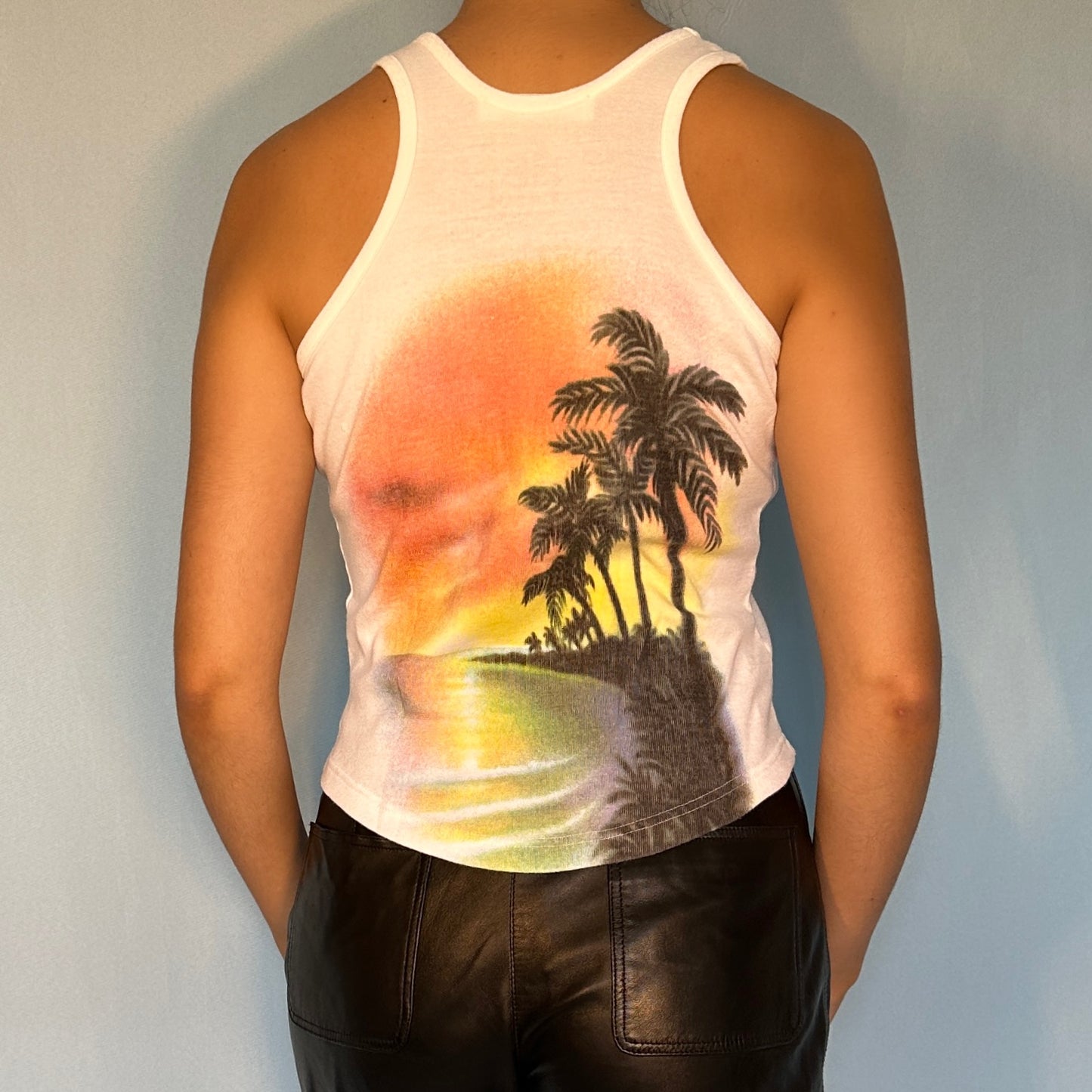 Chloé Spring 1999 Hummingbird Tank Top