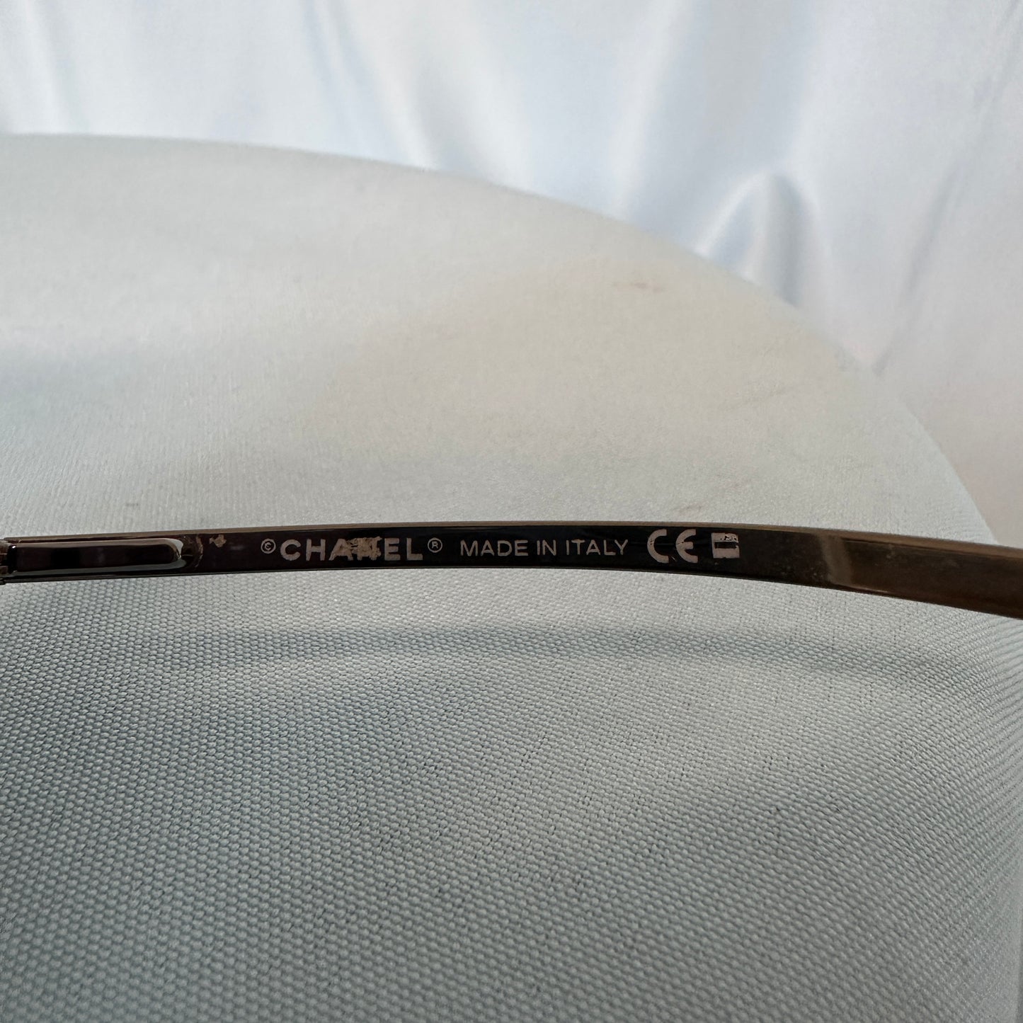 Chanel Fall 2001 Black Shield Sunglasses 6006