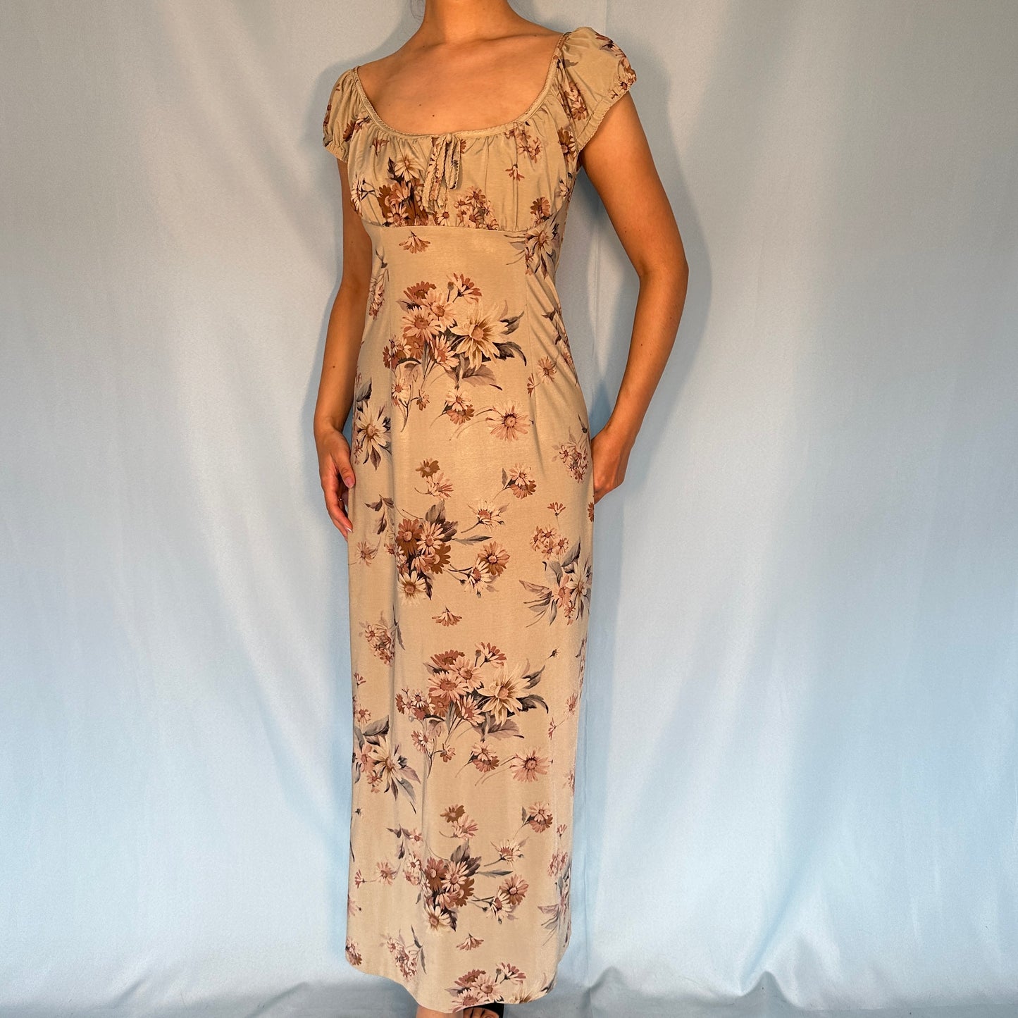 Anna Sui Milkmaid Style Maxi Dress