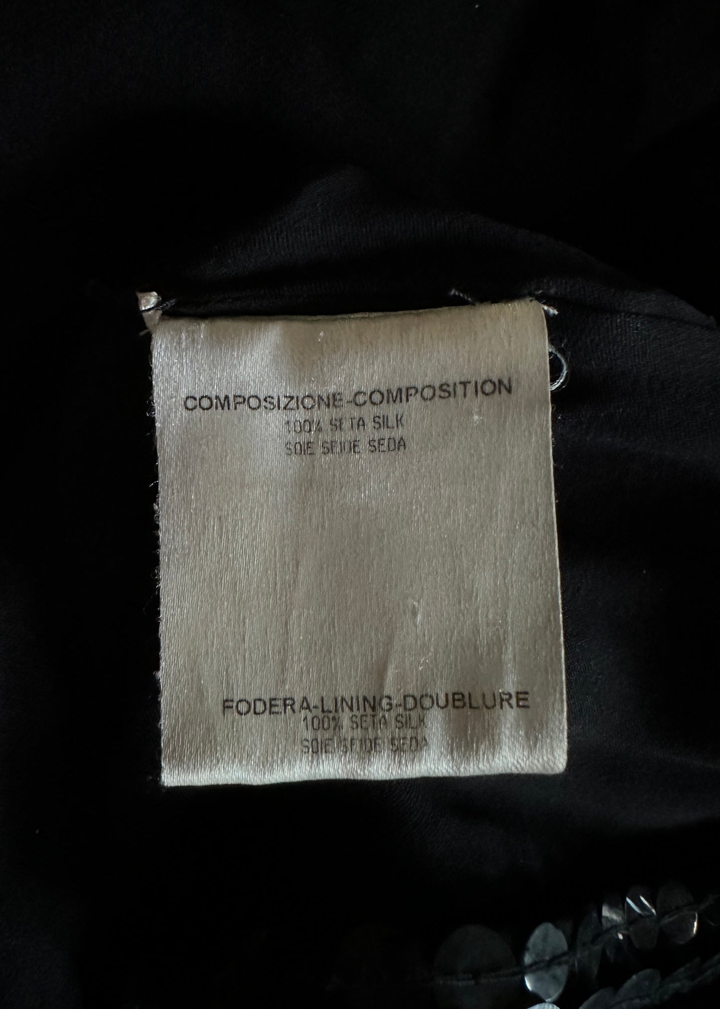 Gucci Fall 2006 Runway Sequin & Fur Scarf Dress