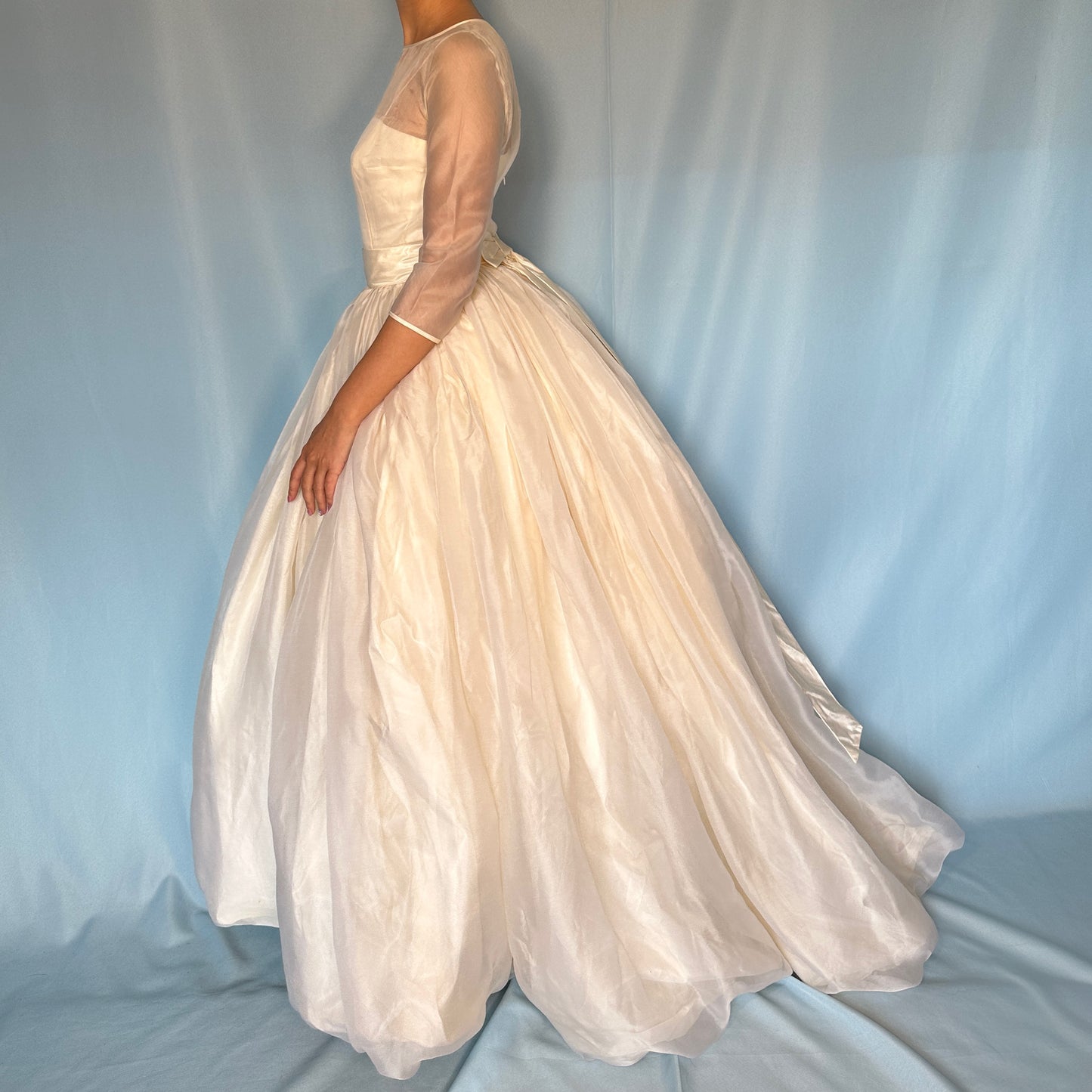 Dolce & Gabbana 1990’s Silk Balloon Skirt Wedding Dress