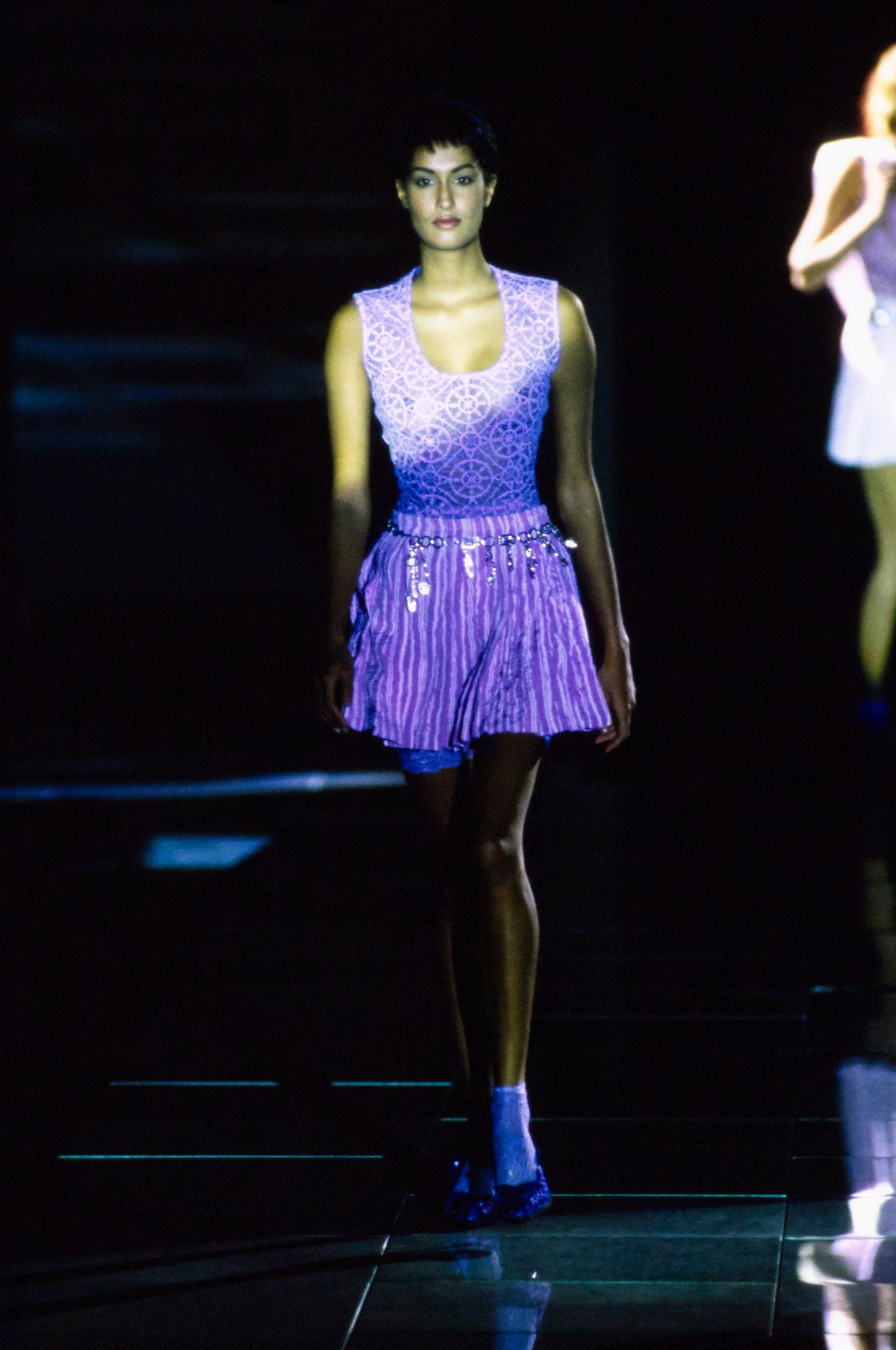 Versace Spring 1994 Mesh Tank Top