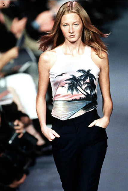 Chloé Spring 1999 Hummingbird Tank Top
