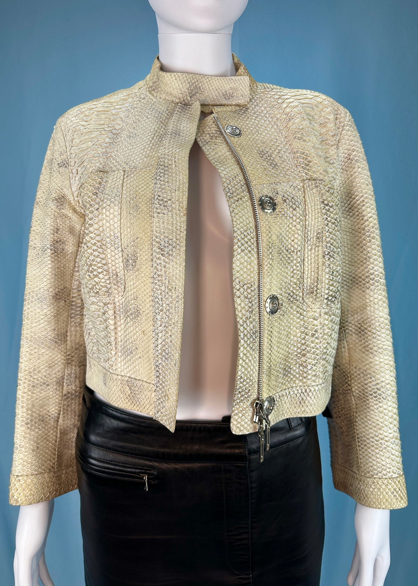 Dior Spring 2007 Python Leather Jacket