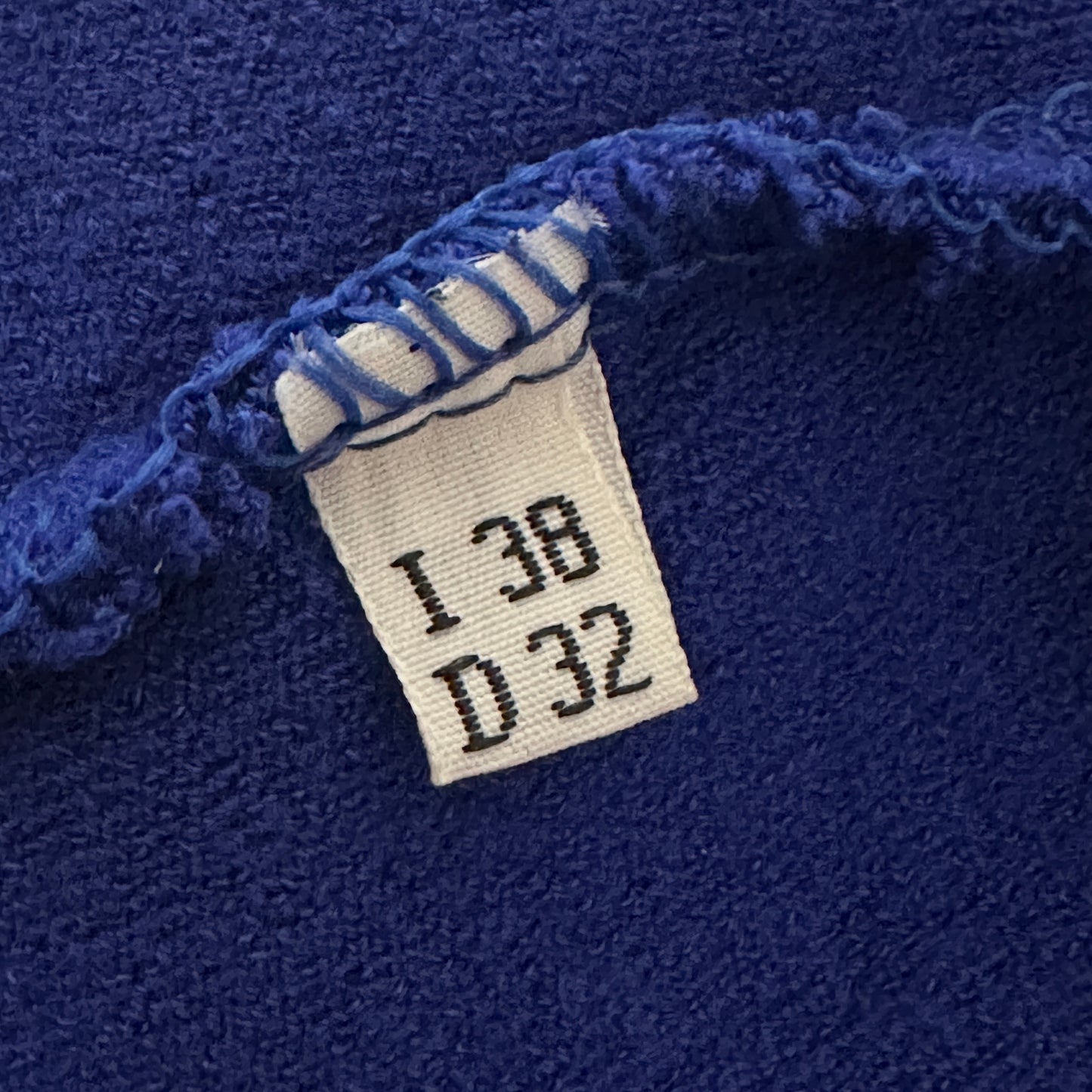 Anna Molinari Blue Terry Cloth Towelling Dress
