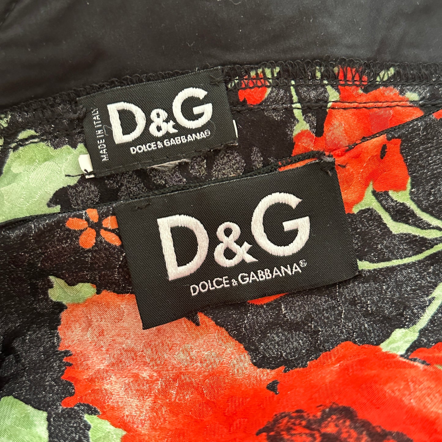 Dolce & Gabbana D&G Floral Underwired Dress and Scarf