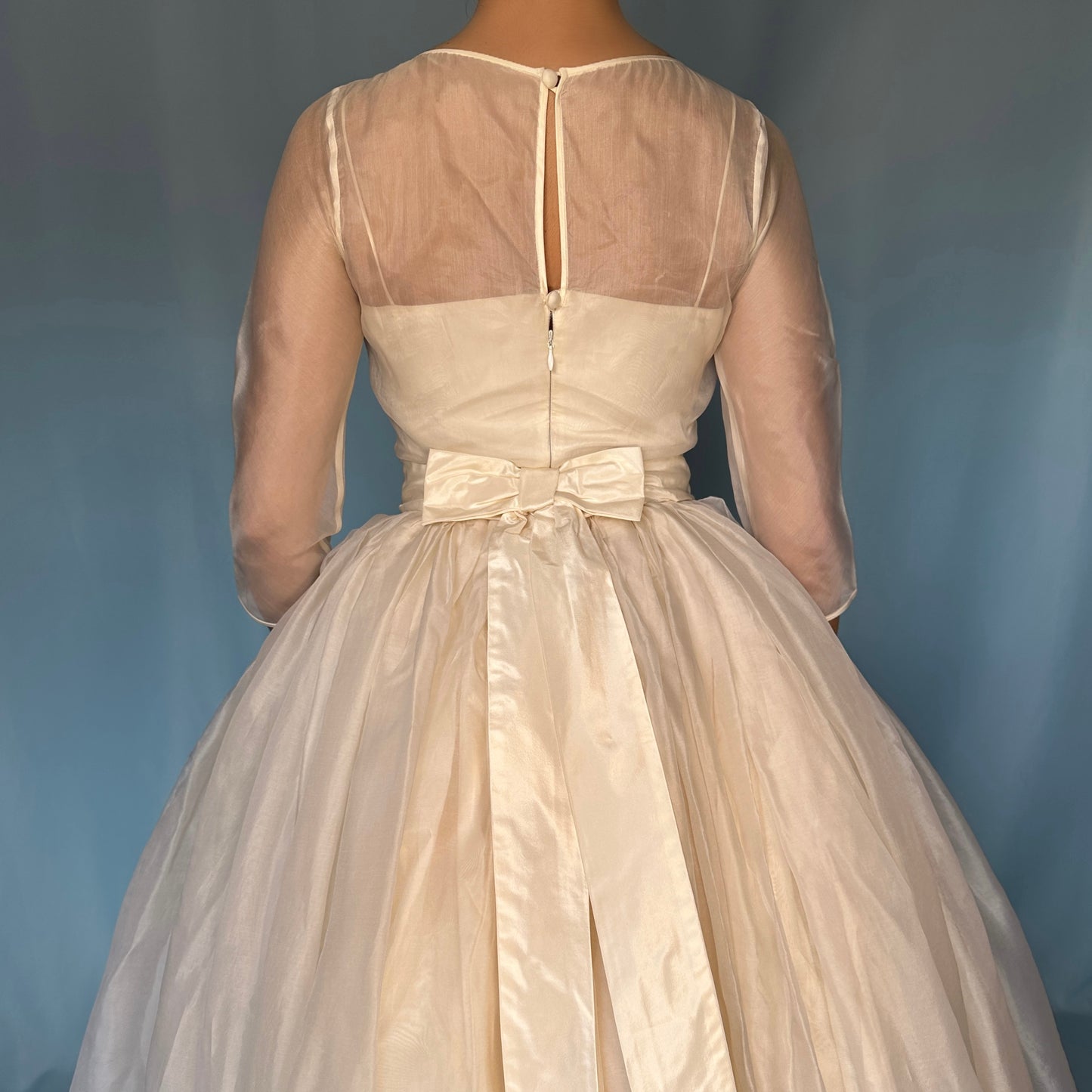 Dolce & Gabbana 1990’s Silk Balloon Skirt Wedding Dress