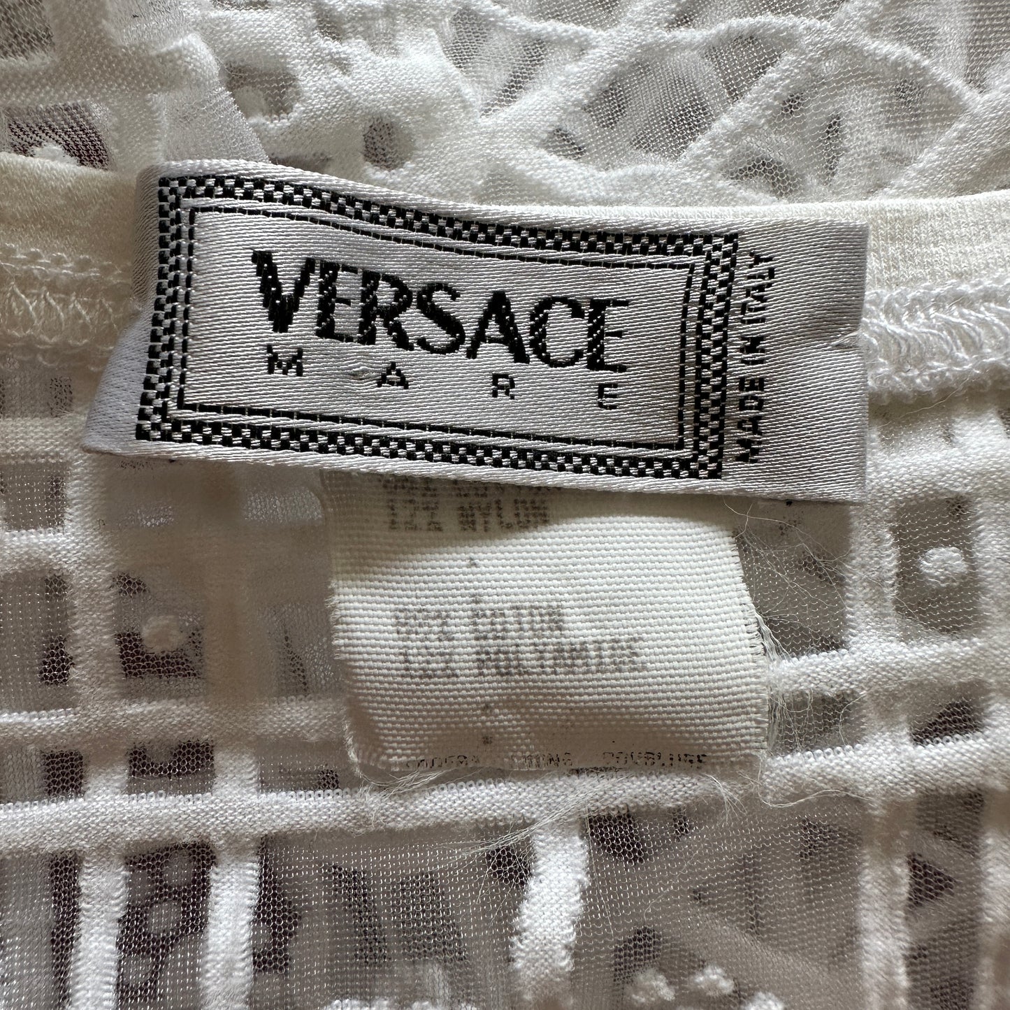 Versace Spring 1994 Mesh Tank Top
