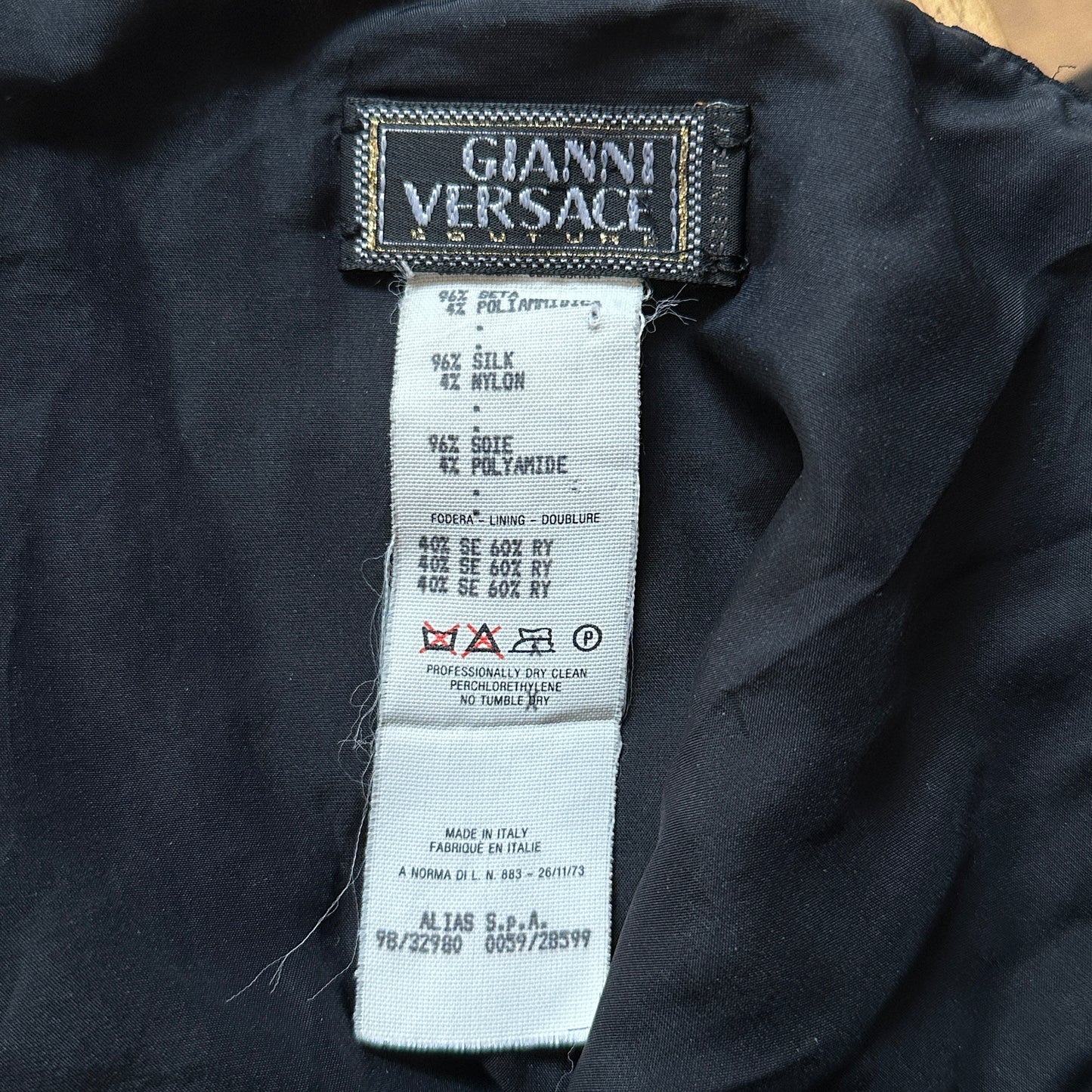 Versace Fall 1998 Runway Black Grecian Style Medusa Crystal Open Side Gown Dress