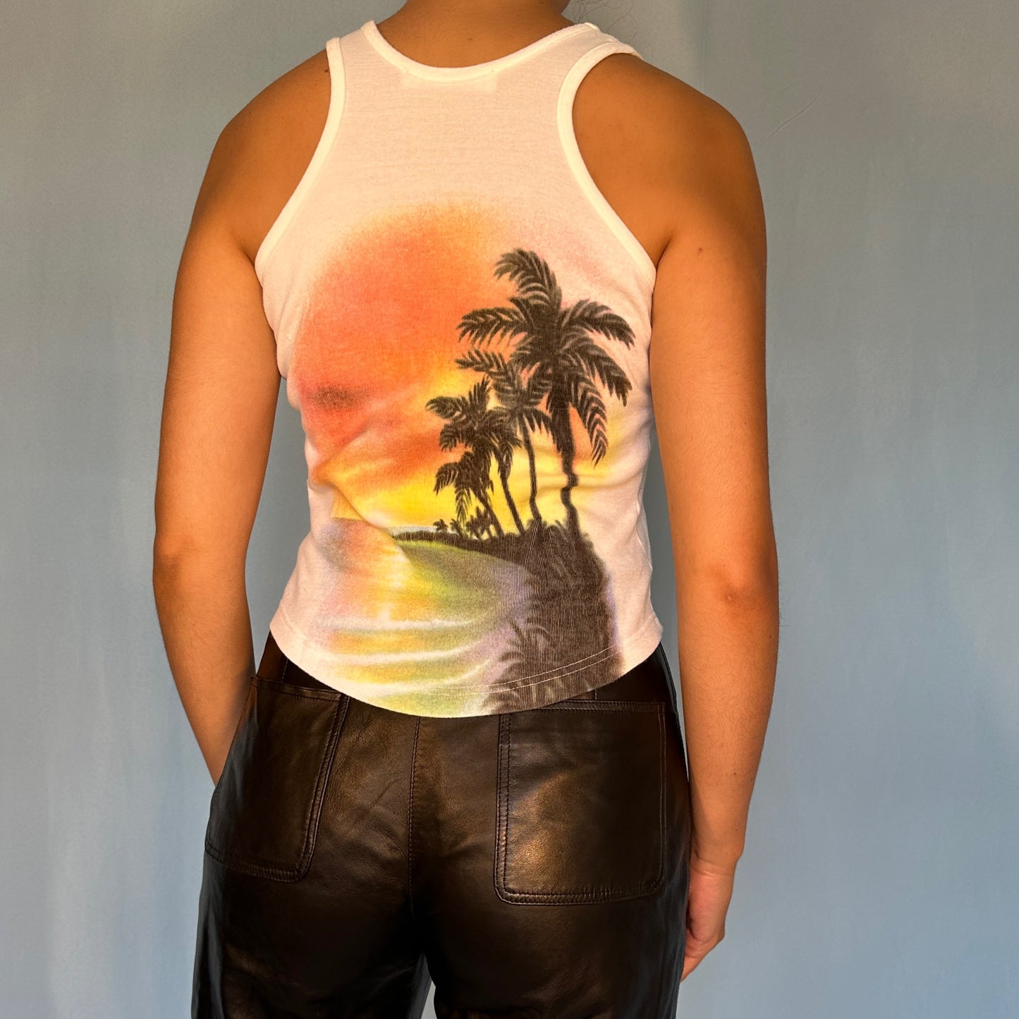 Chloé Spring 1999 Hummingbird Tank Top