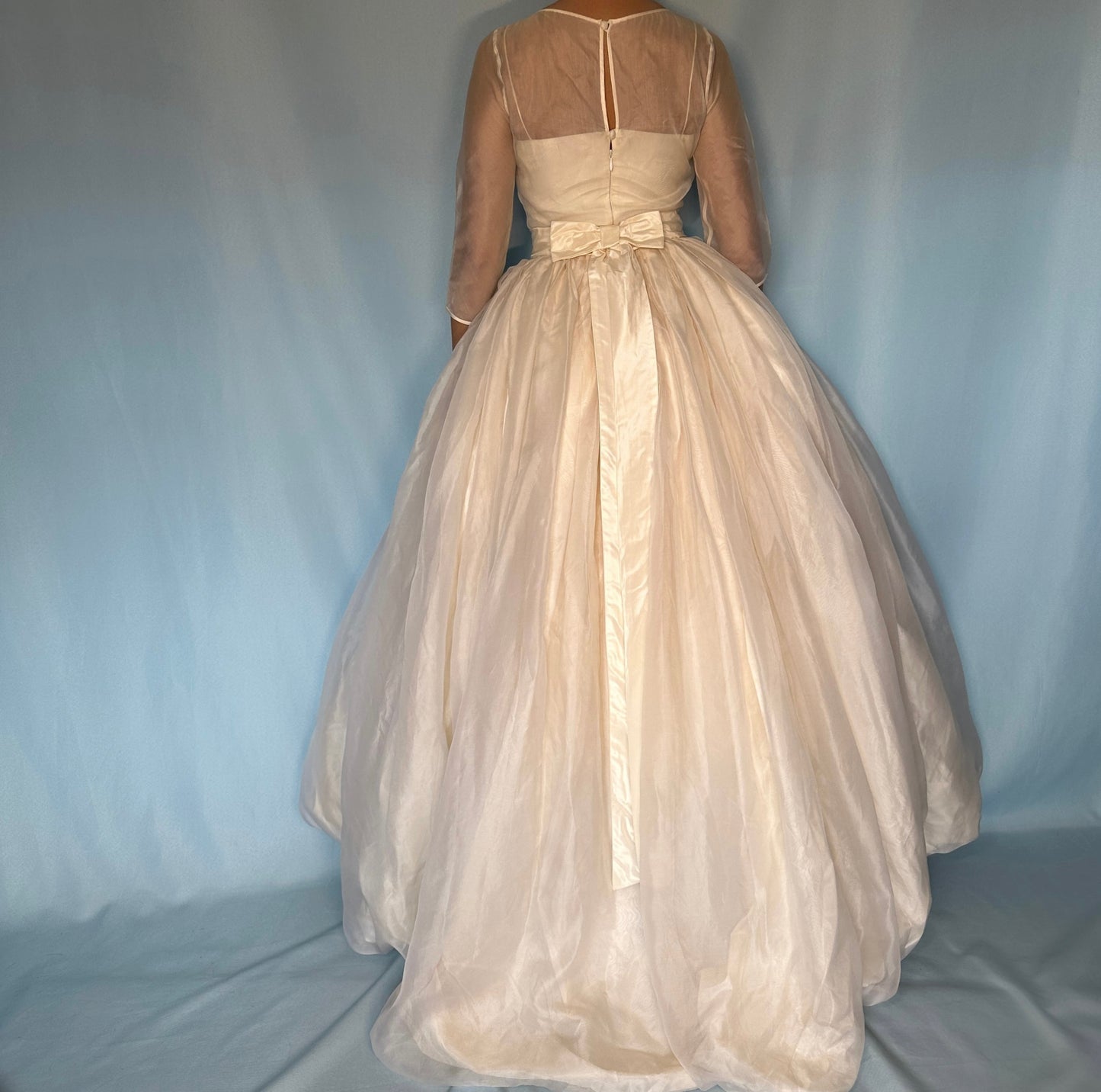 Dolce & Gabbana 1990’s Silk Balloon Skirt Wedding Dress