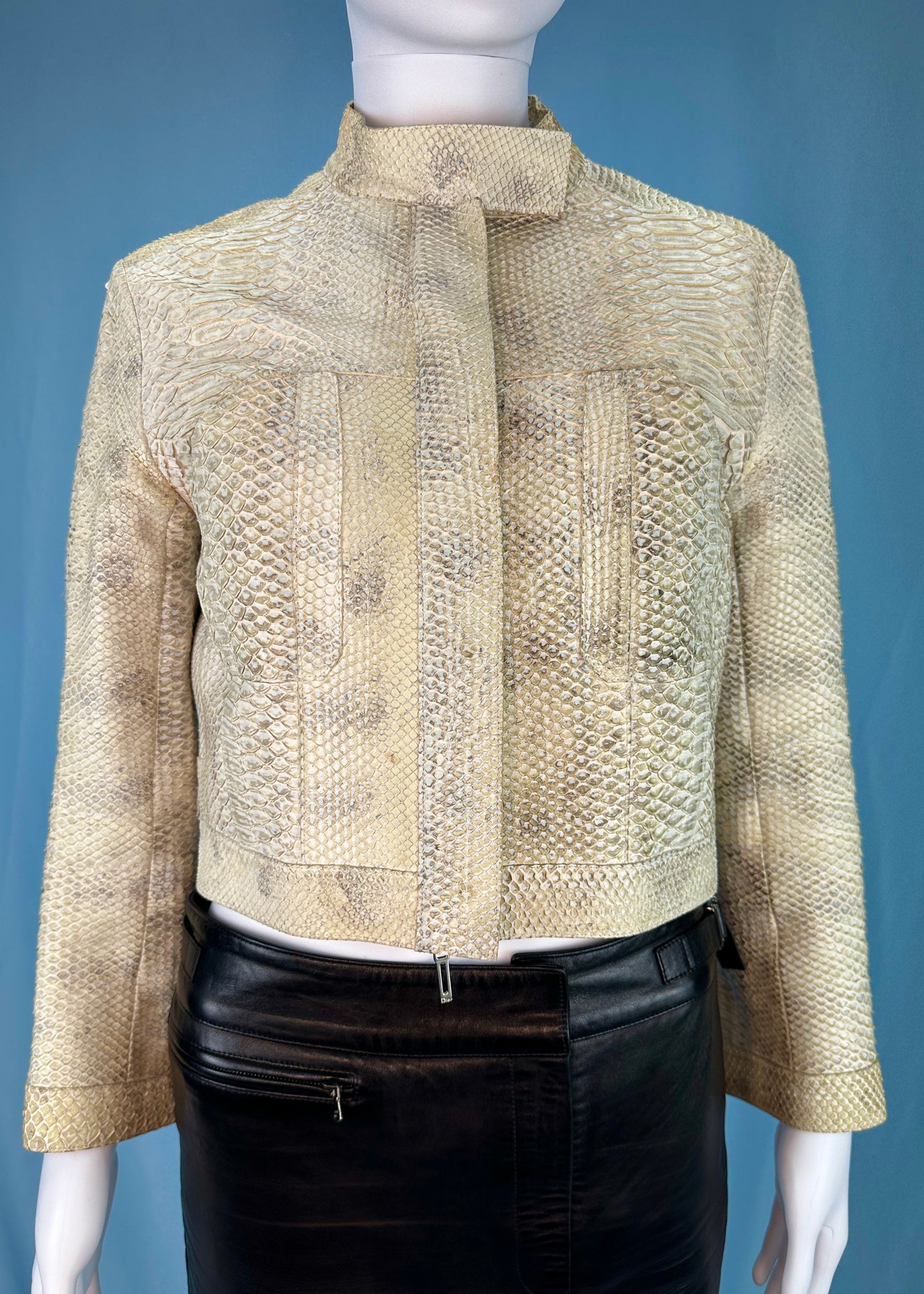 Dior Spring 2007 Python Leather Jacket