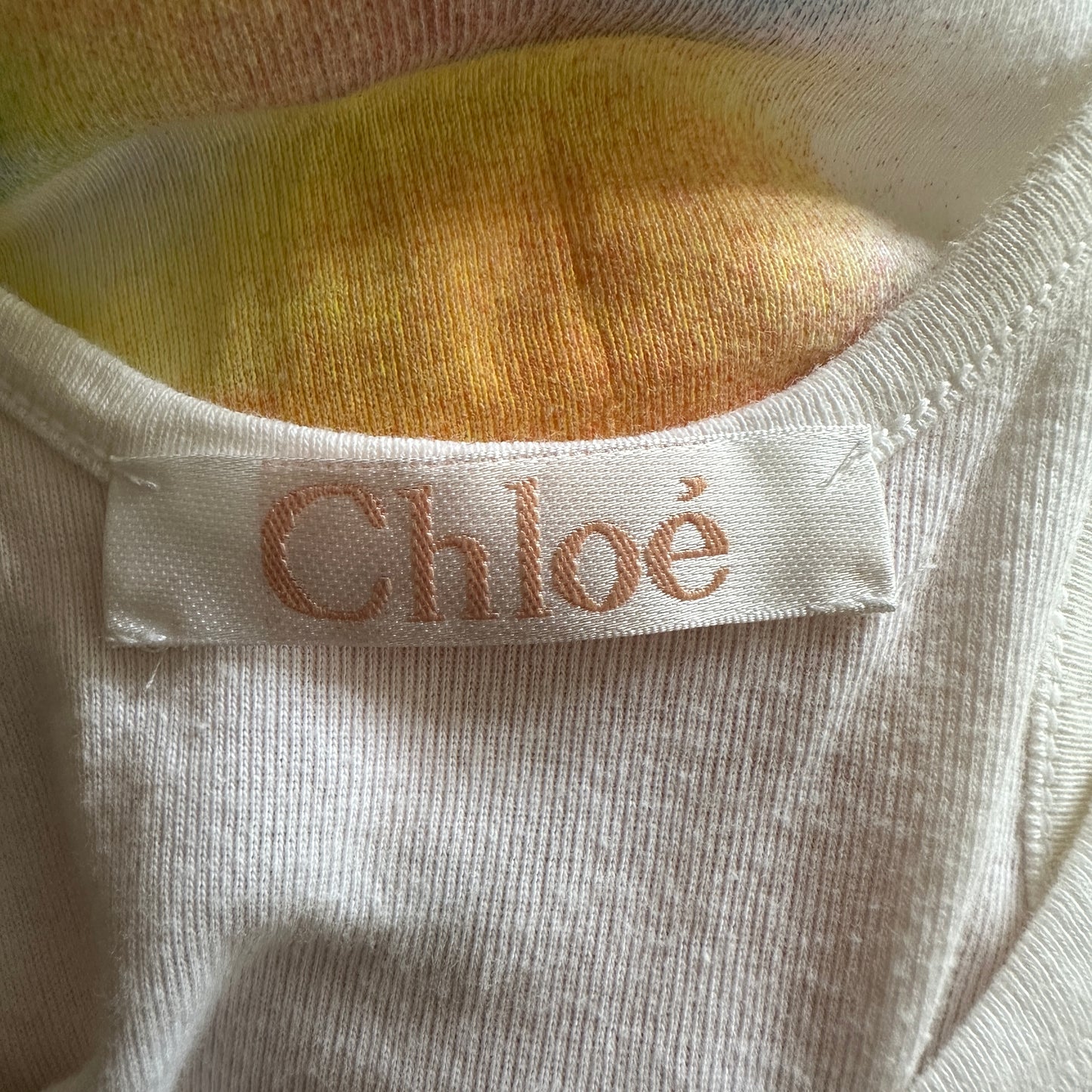 Chloé Spring 1999 Hummingbird Tank Top