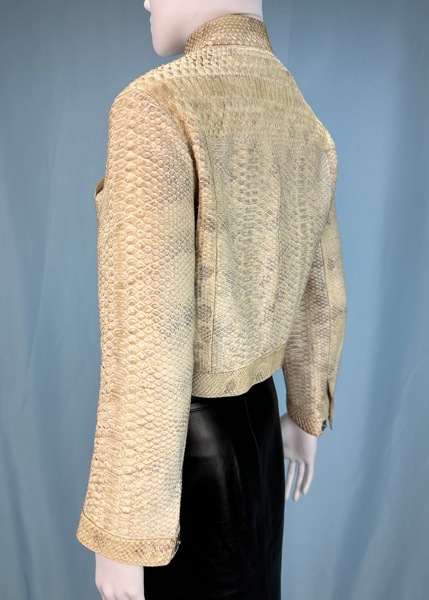 Dior Spring 2007 Python Leather Jacket
