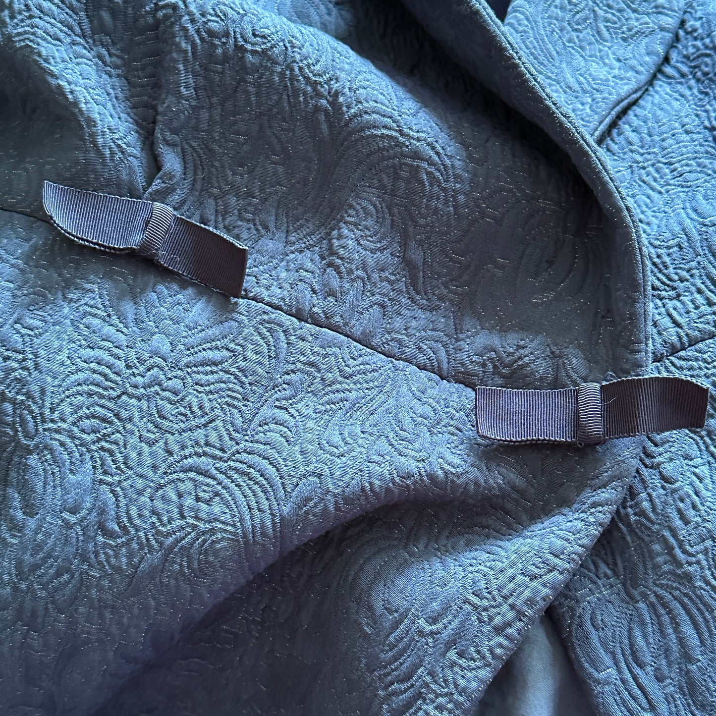 Dior 1950’s Navy Quilted Long Coat Jacket