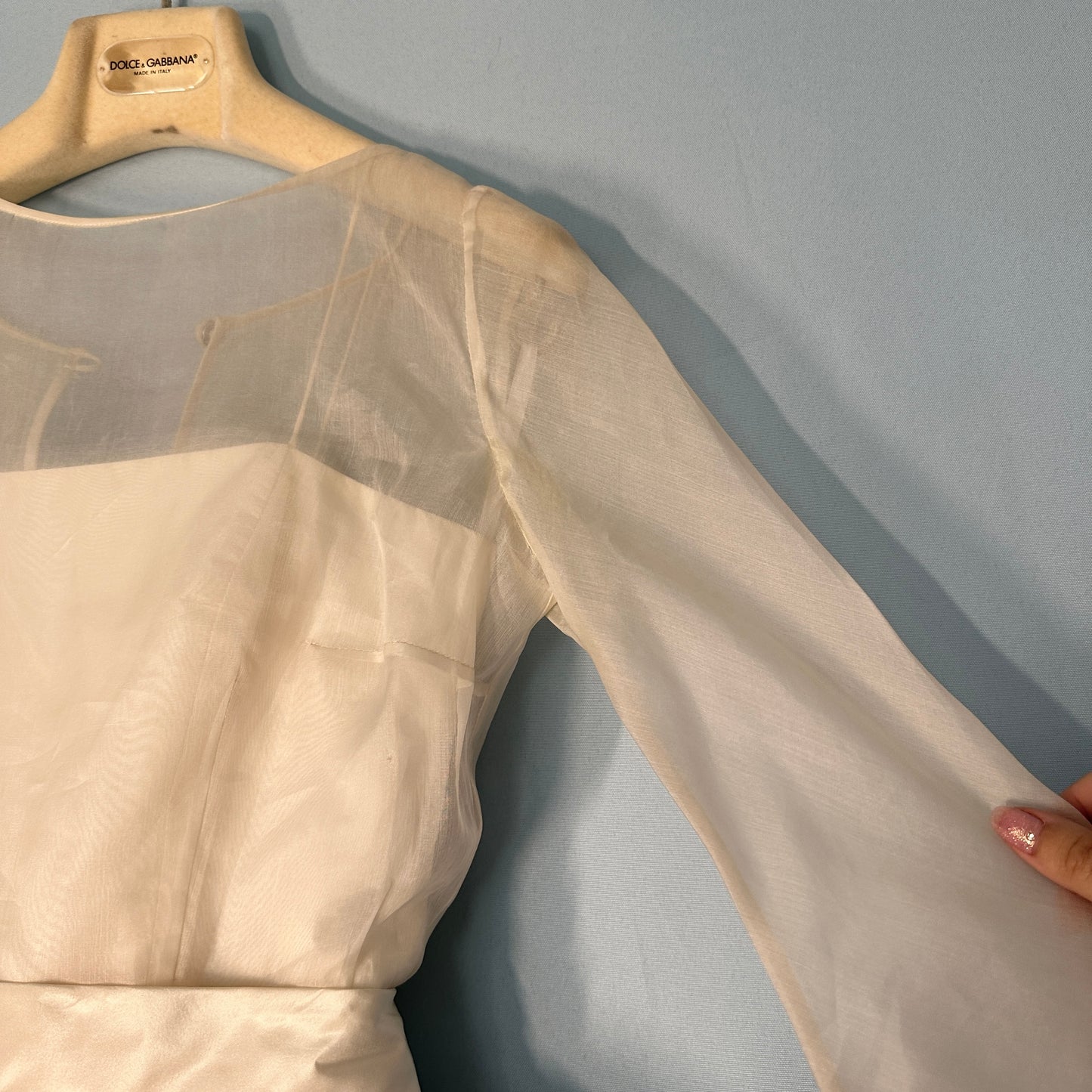 Dolce & Gabbana 1990’s Silk Balloon Skirt Wedding Dress