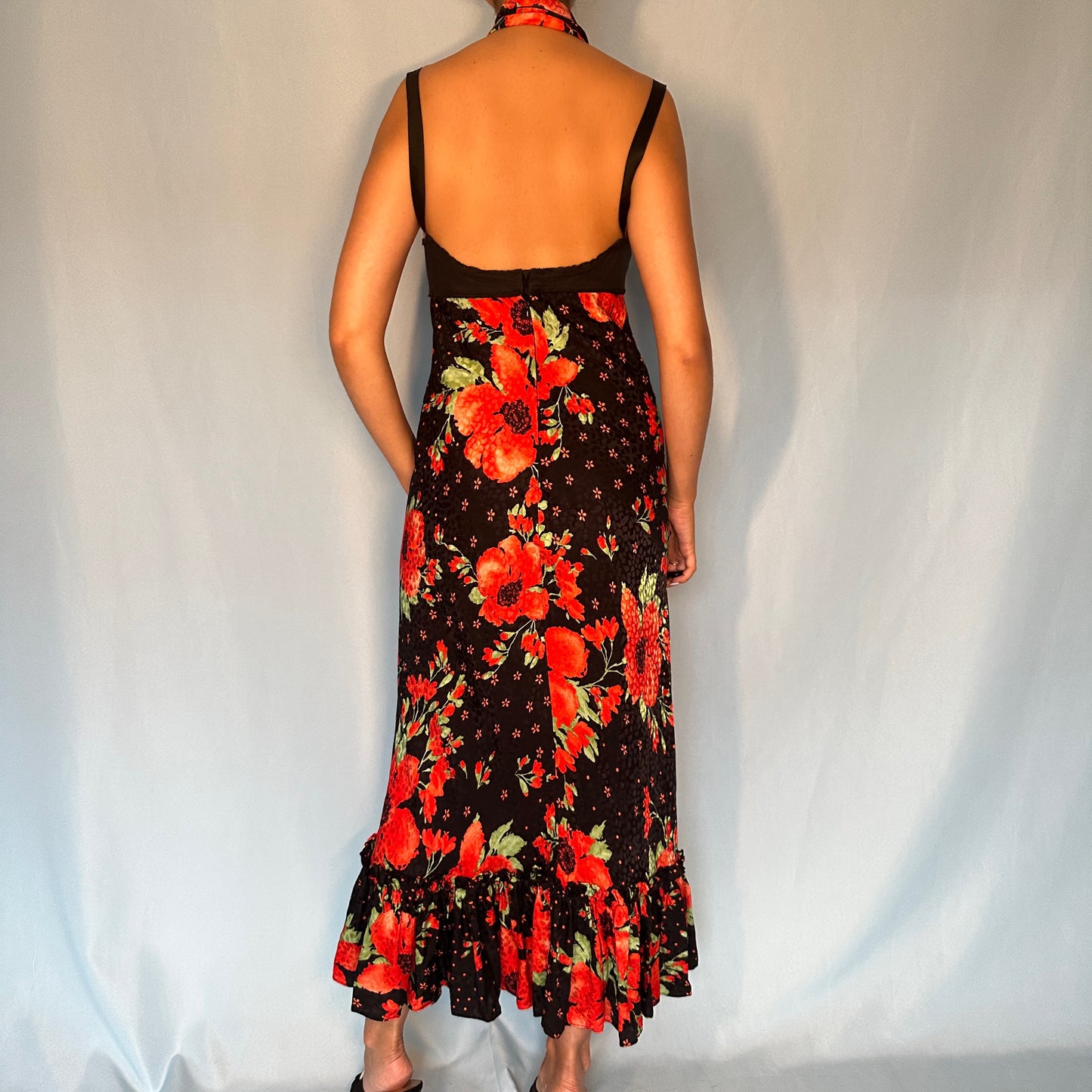 Dolce & Gabbana D&G Floral Underwired Dress and Scarf