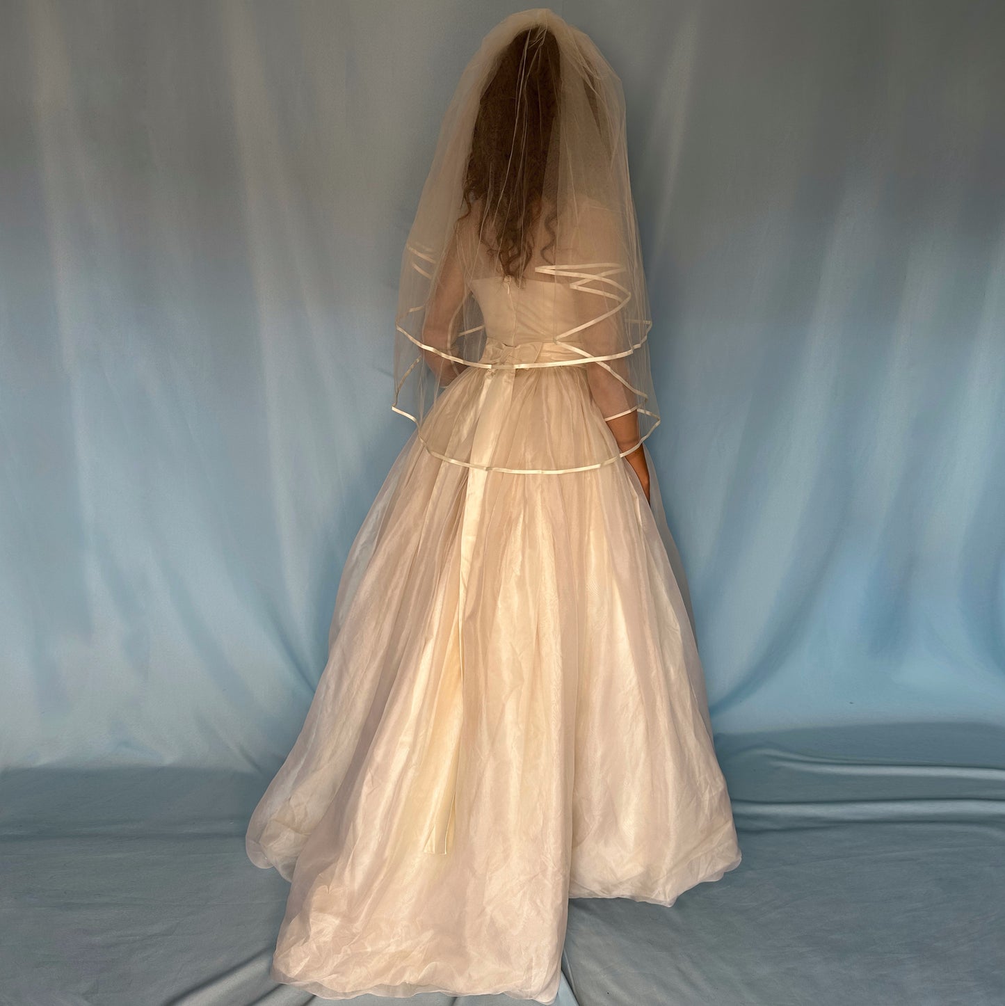 Dolce & Gabbana 1990’s Silk Balloon Skirt Wedding Dress