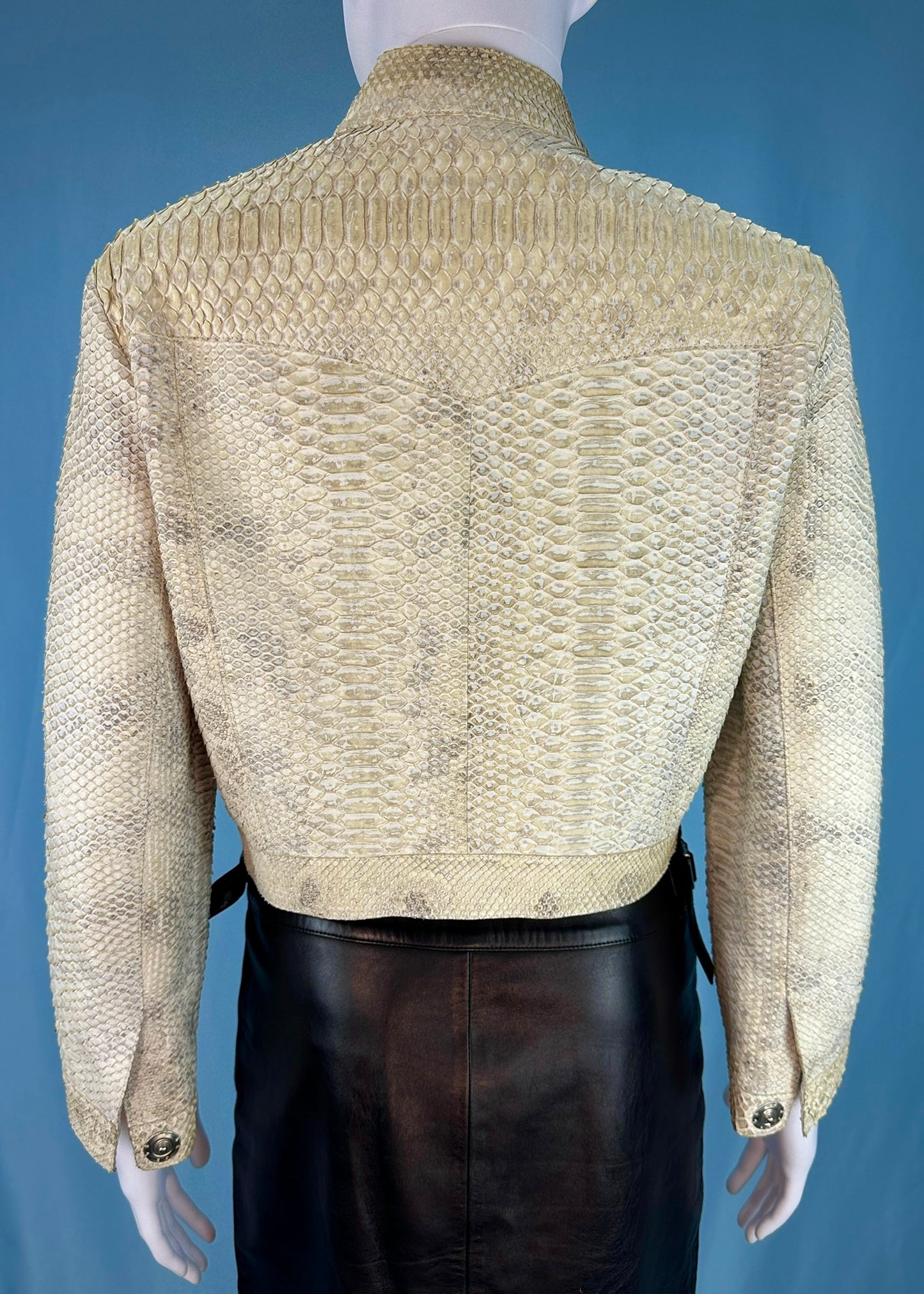 Dior Spring 2007 Python Leather Jacket