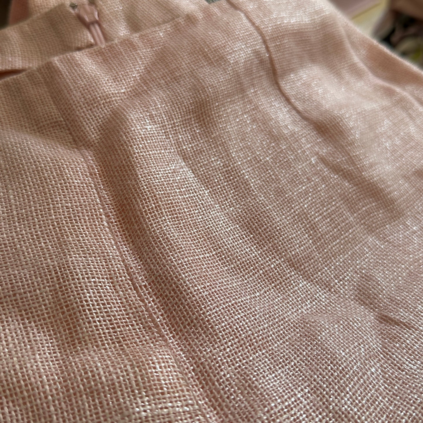 Versace Spring 1999 Metallic Pink Cropped Capri Pants