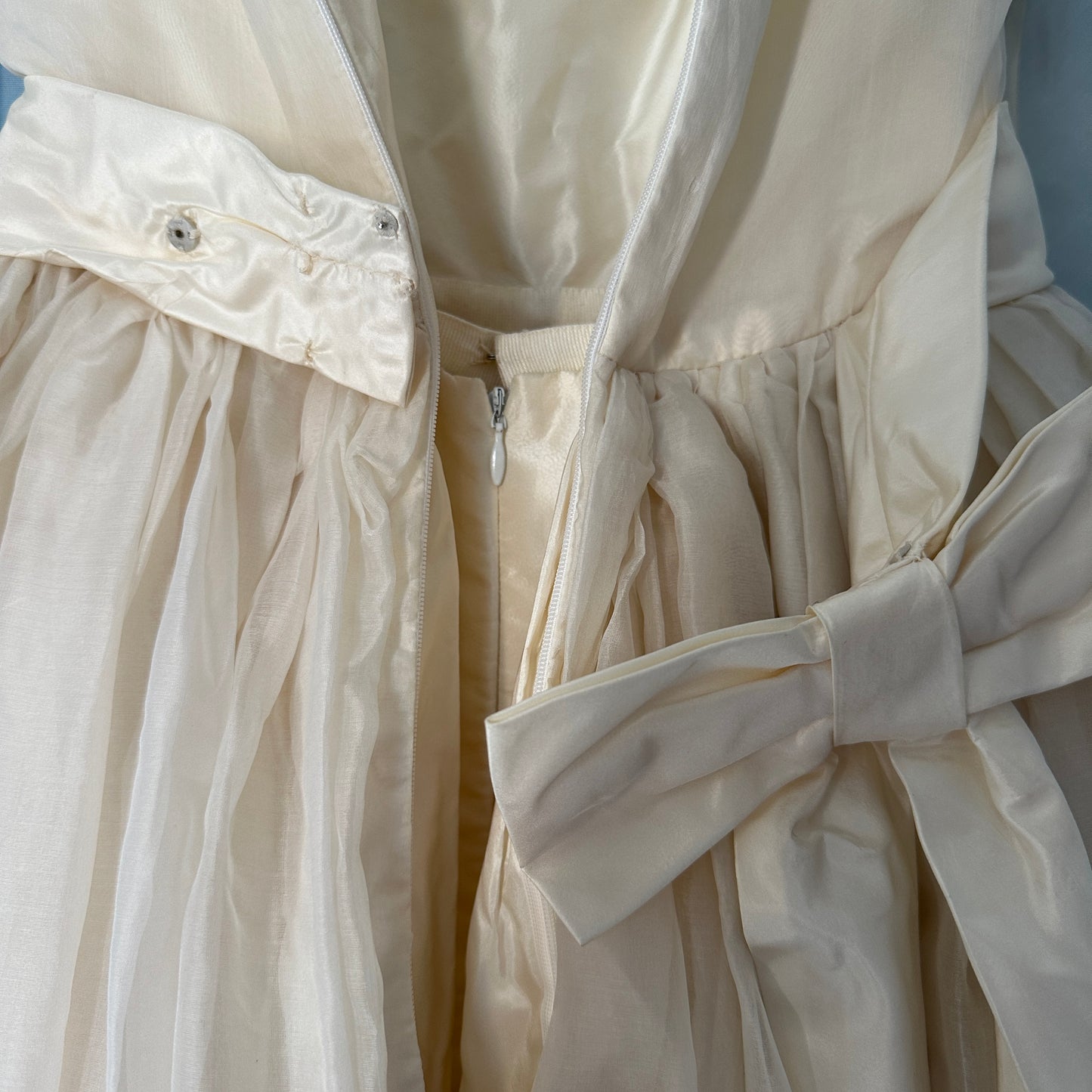 Dolce & Gabbana 1990’s Silk Balloon Skirt Wedding Dress