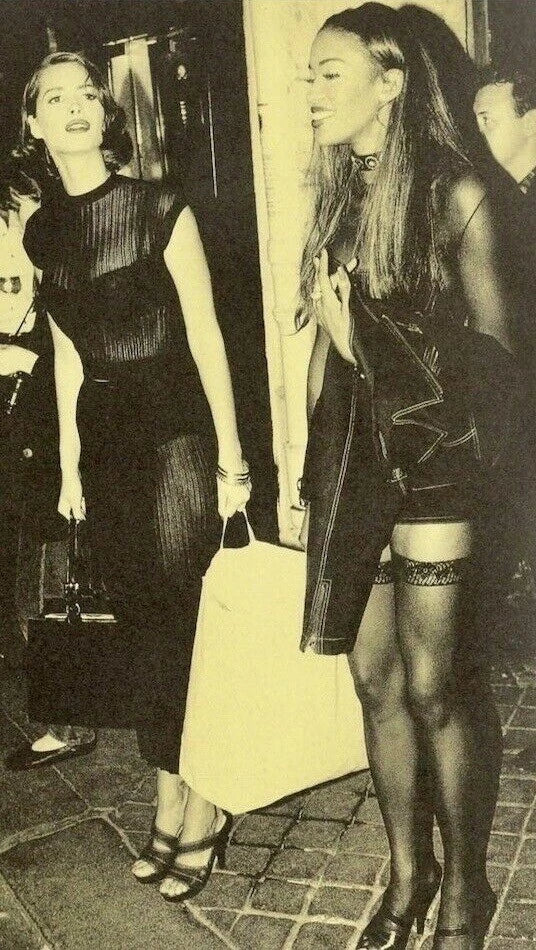 Azzedine Alaïa Spring 1991 Runway Grey Sheer Knit Maxi Skirt