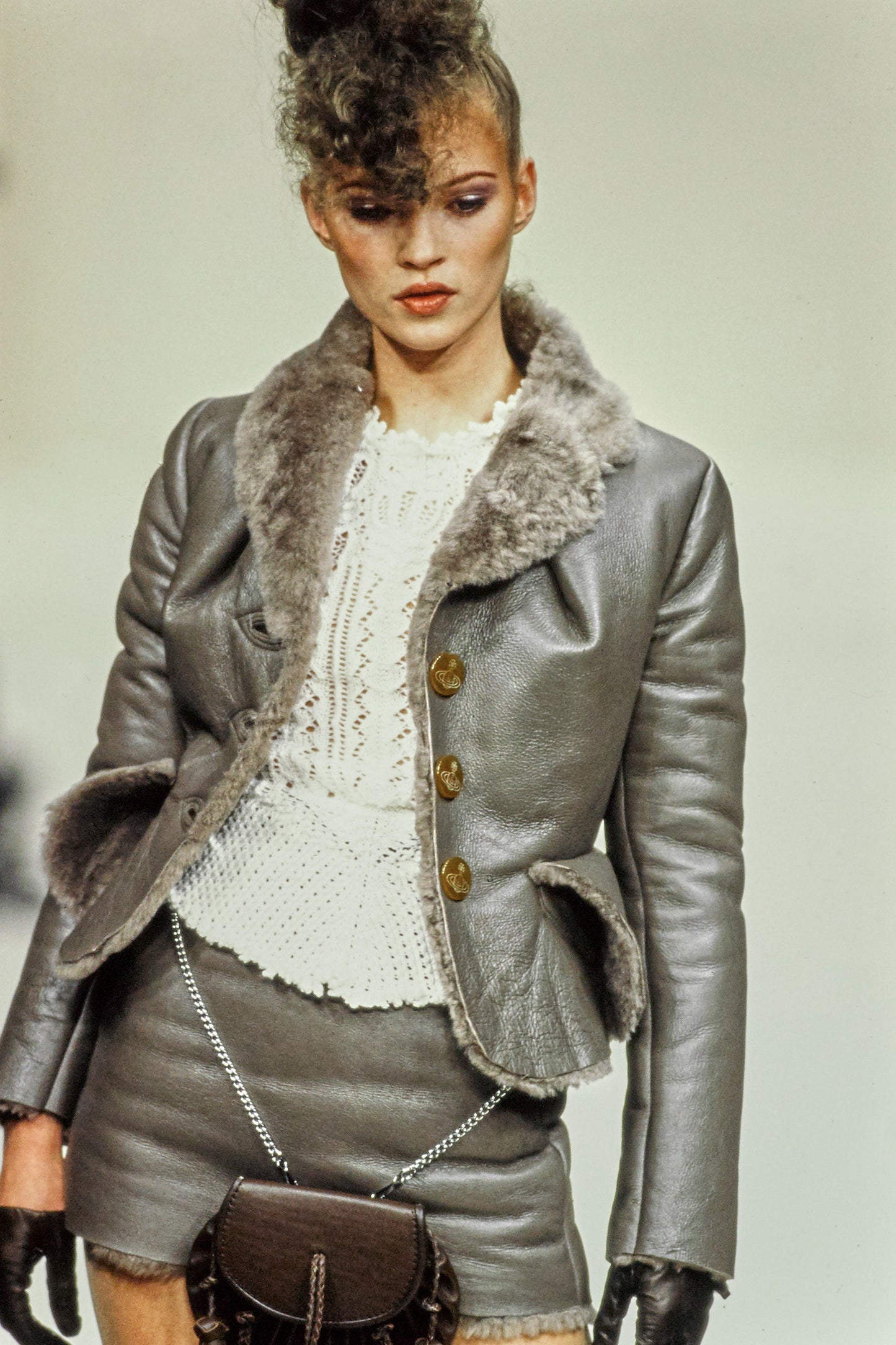 Vivienne Westwood Fall 1994 “On Liberty” Runway Knit Crochet Top