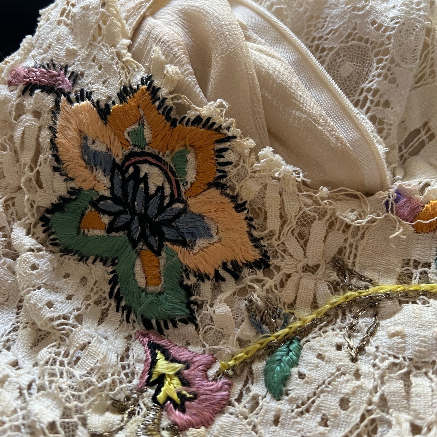Christian Lacroix Lace Embroidered Dress