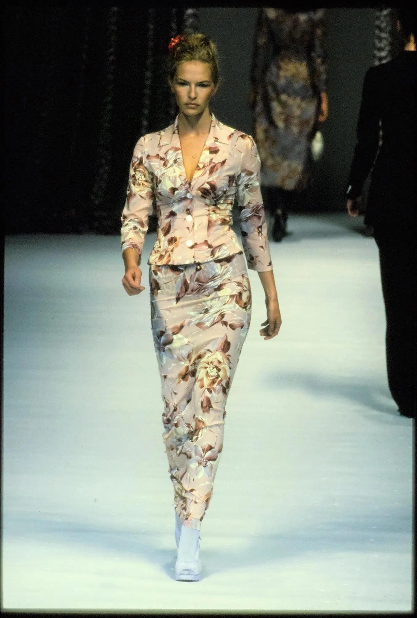Dolce & Gabbana Spring 1997 Floral Blazer Jacket