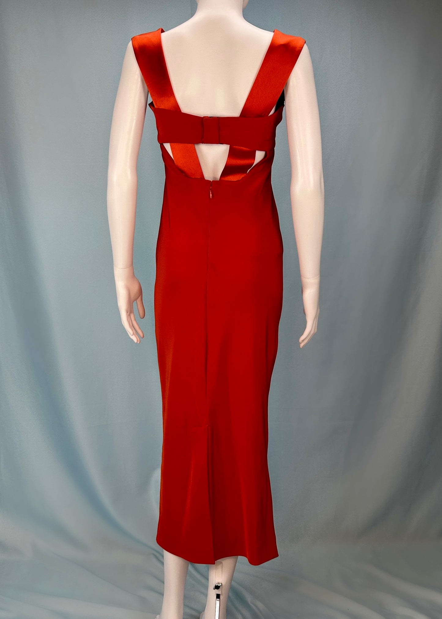 Jean Paul Gaultier Red Satin Dress