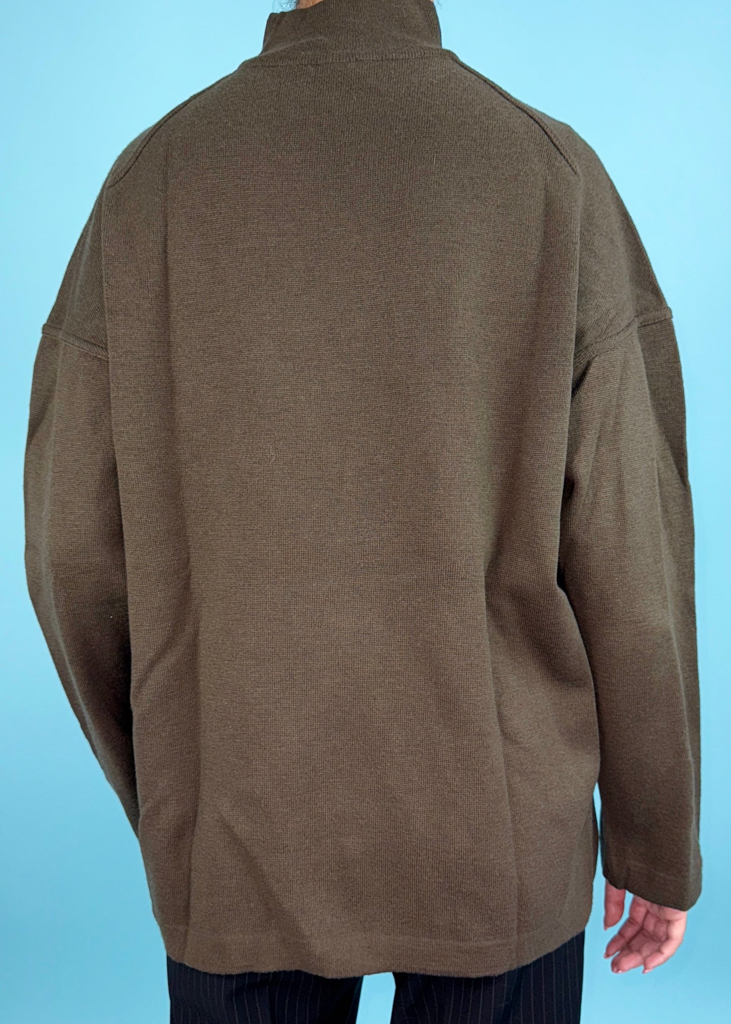 Azzedine Alaïa Fall 1984 Runway Brown Knitted Sweatshirt