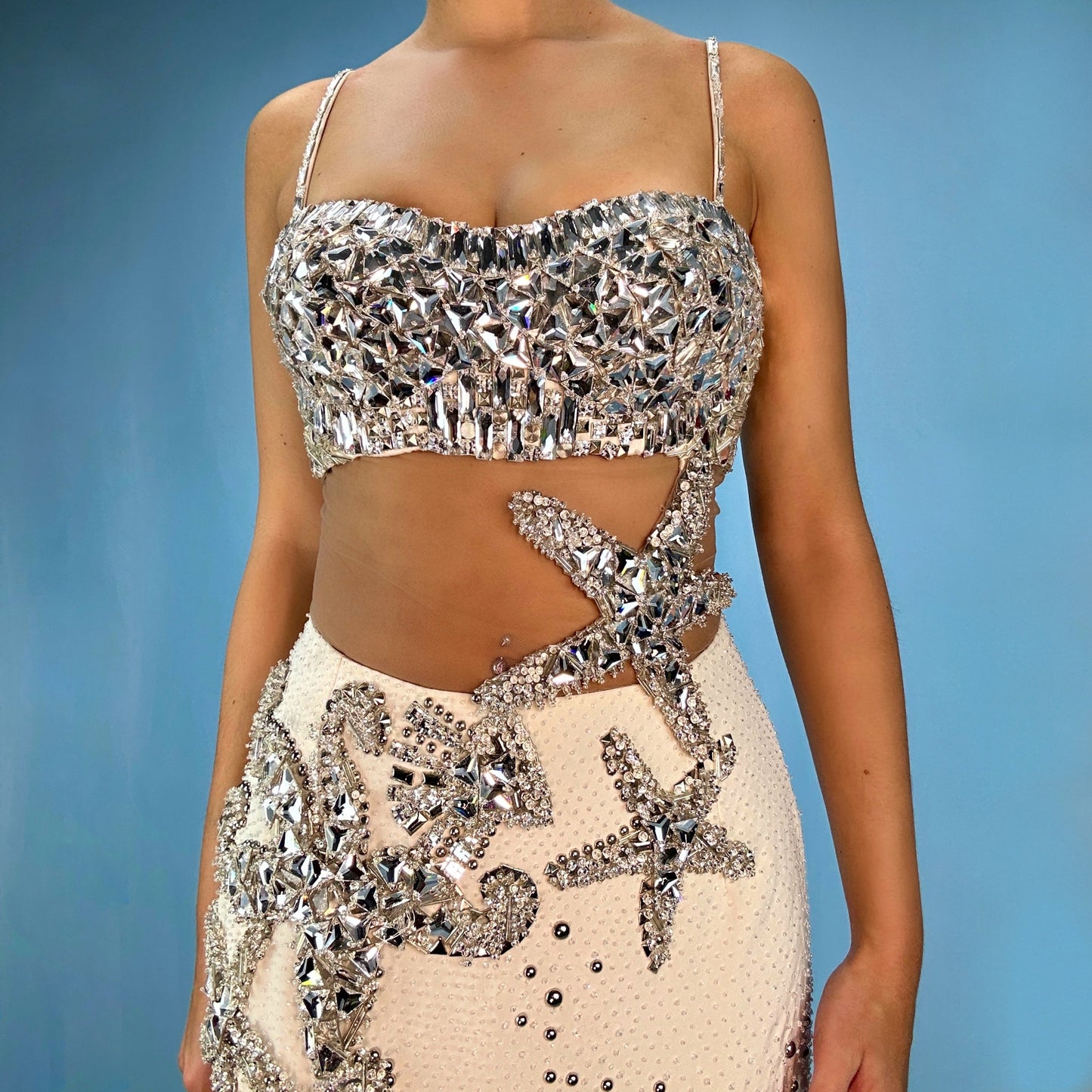 Atelier Versace Spring 2012 Runway Crystal Embellished Starfish Shell Dress