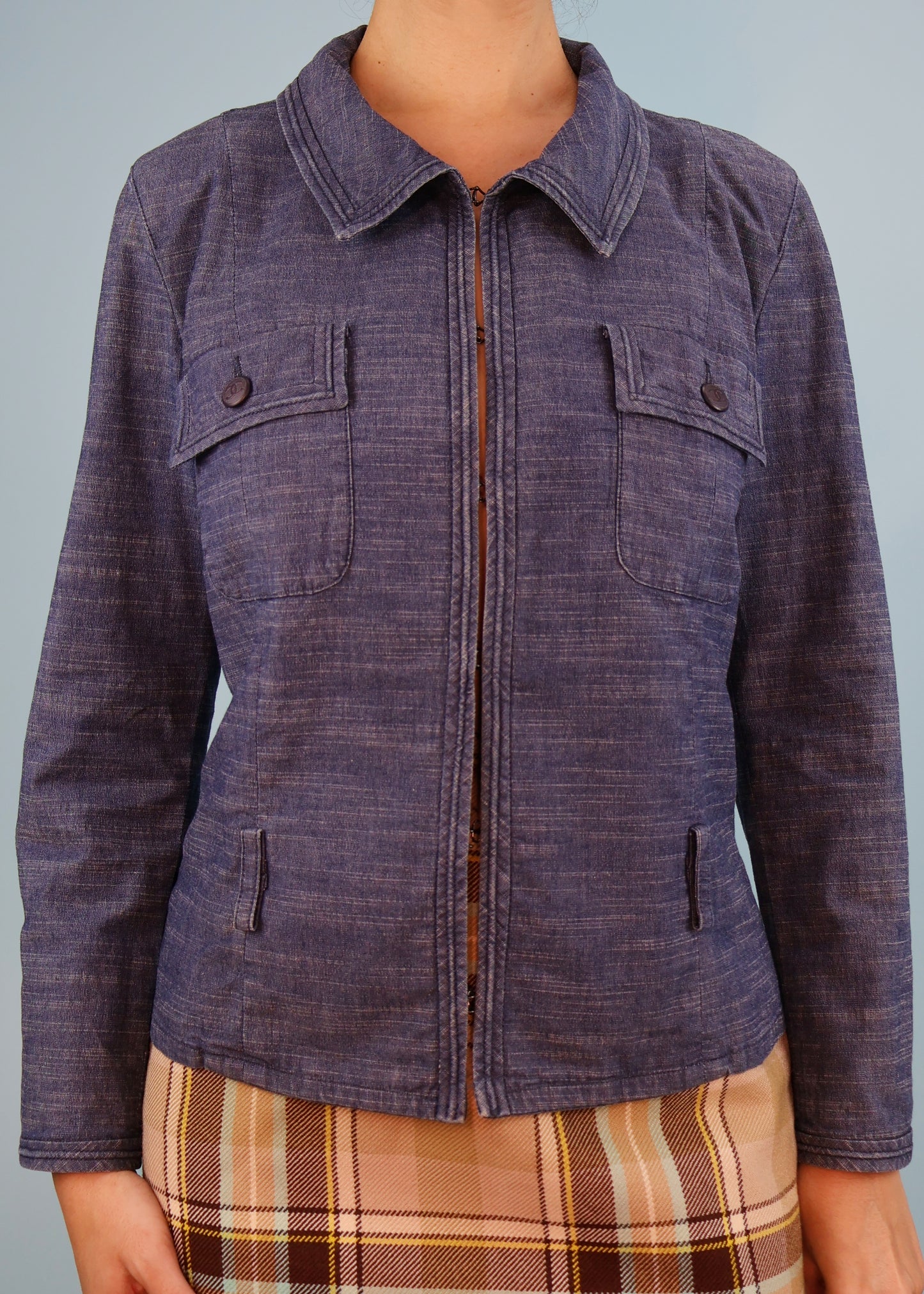 Chanel Spring 2003 Lightweight Denim Jacket