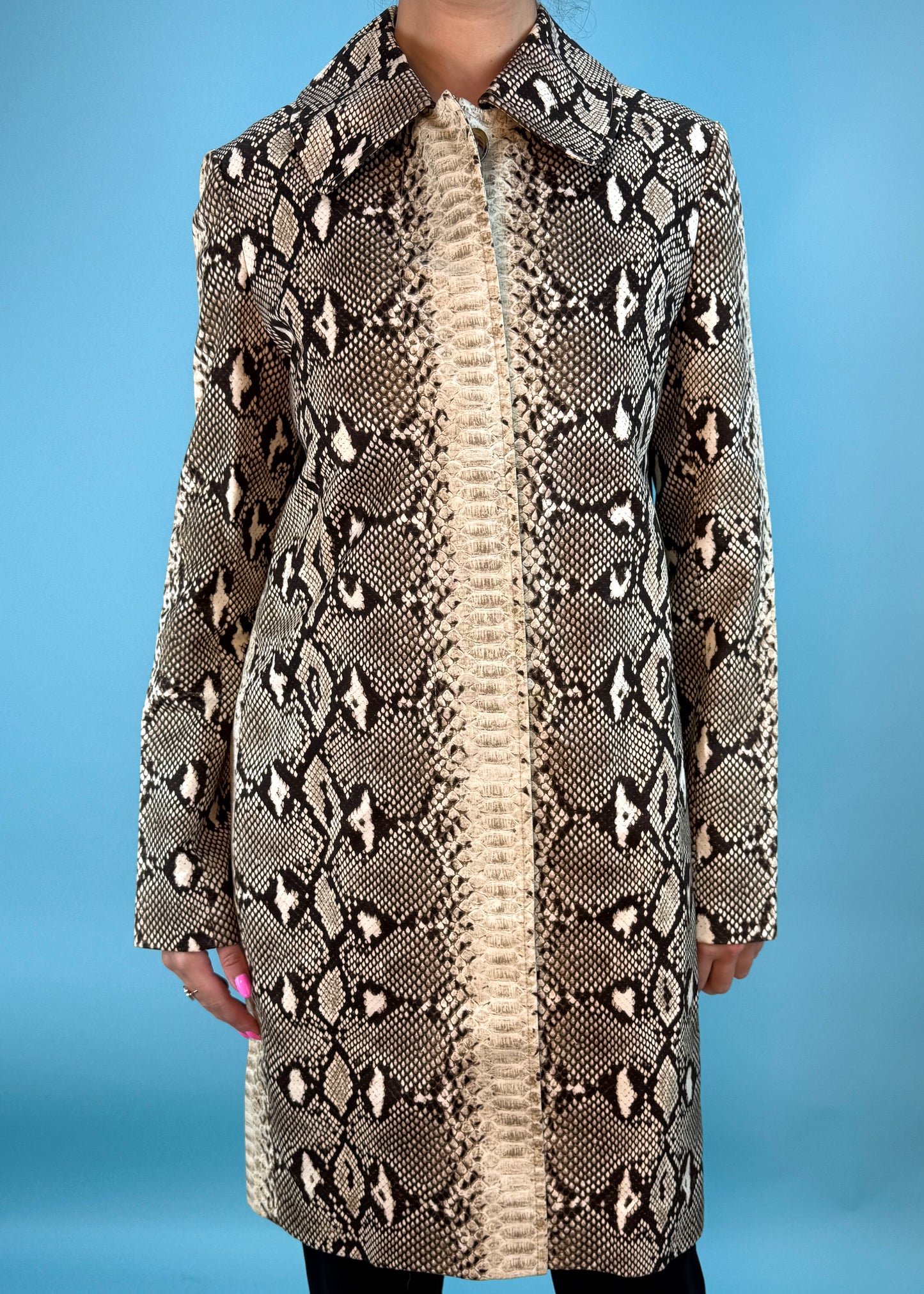 Chloé Fall 2011 Runway Python Print Cotton Jacket